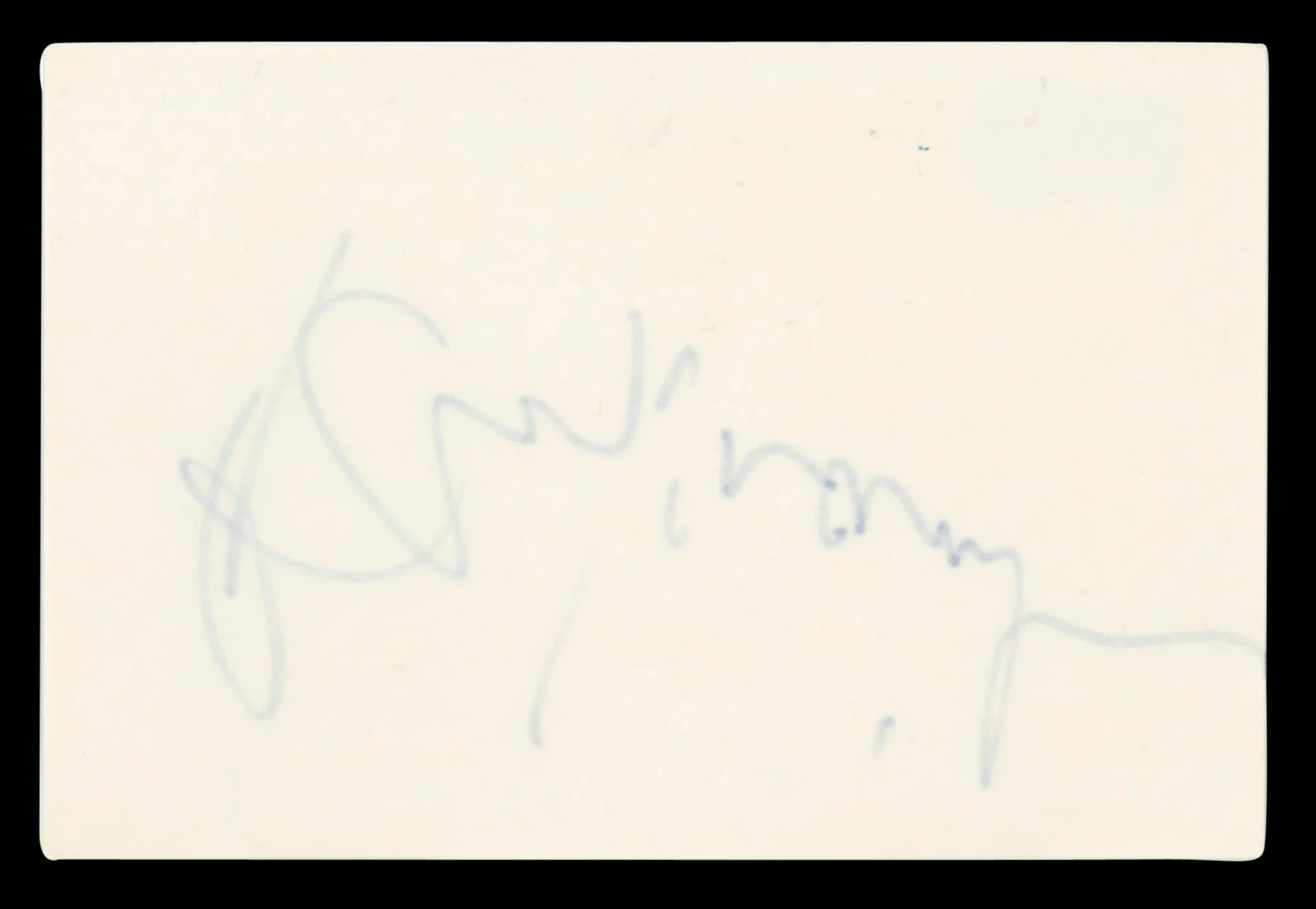 Barry Manilow Authentic Signed & Framed 4x6 Index Card Autographed BAS #BT03668 - Image 3