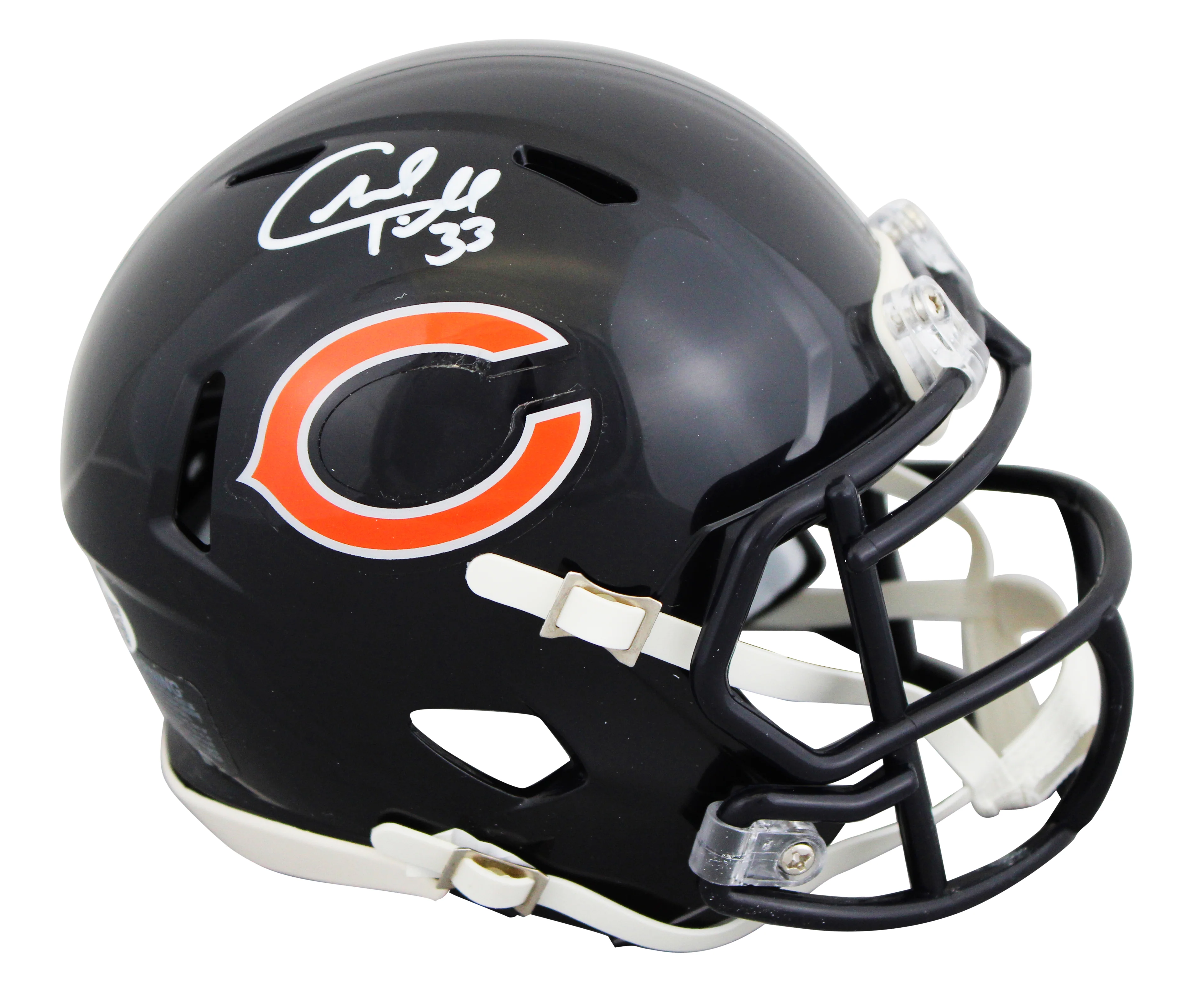Bears Charles Tillman Authentic Signed Speed Mini Helmet JSA Witnessed - Image 2