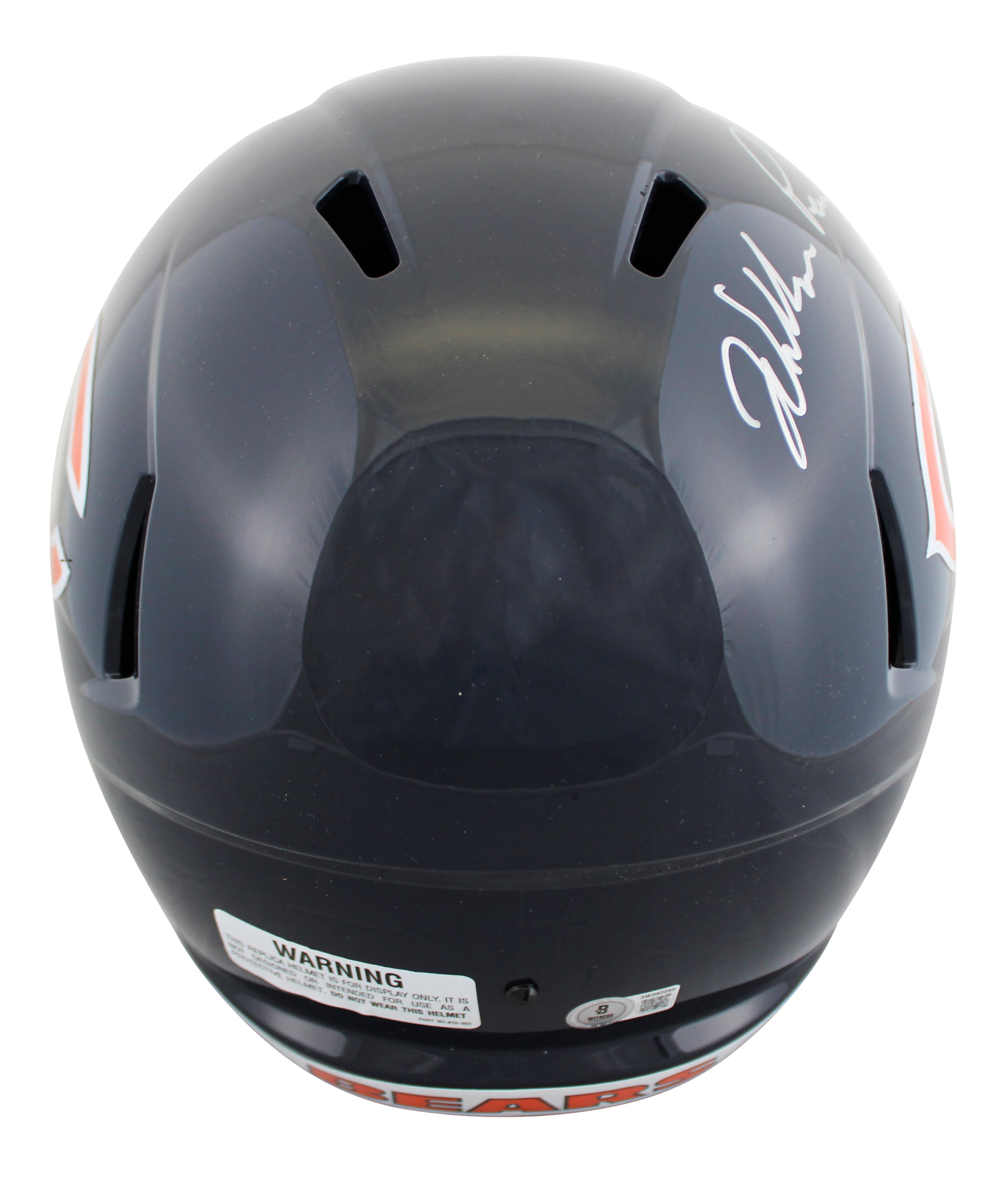 Bears William Perry Authentic Signed Full Size Speed Rep Helmet BAS Witnessed - Image 3