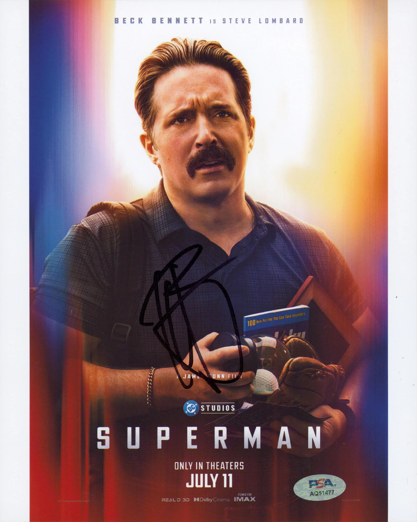 Beck Bennett Superman Authentic Signed 8x10 Vertical Photo PSA/DNA #AQ51477 - Image 2