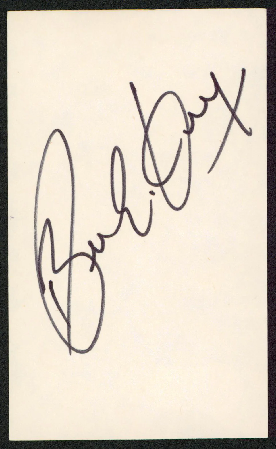 Ben E. King Musician Authentic Signed 3x5 Index Card Autographed BAS #BW35567 - Image 2