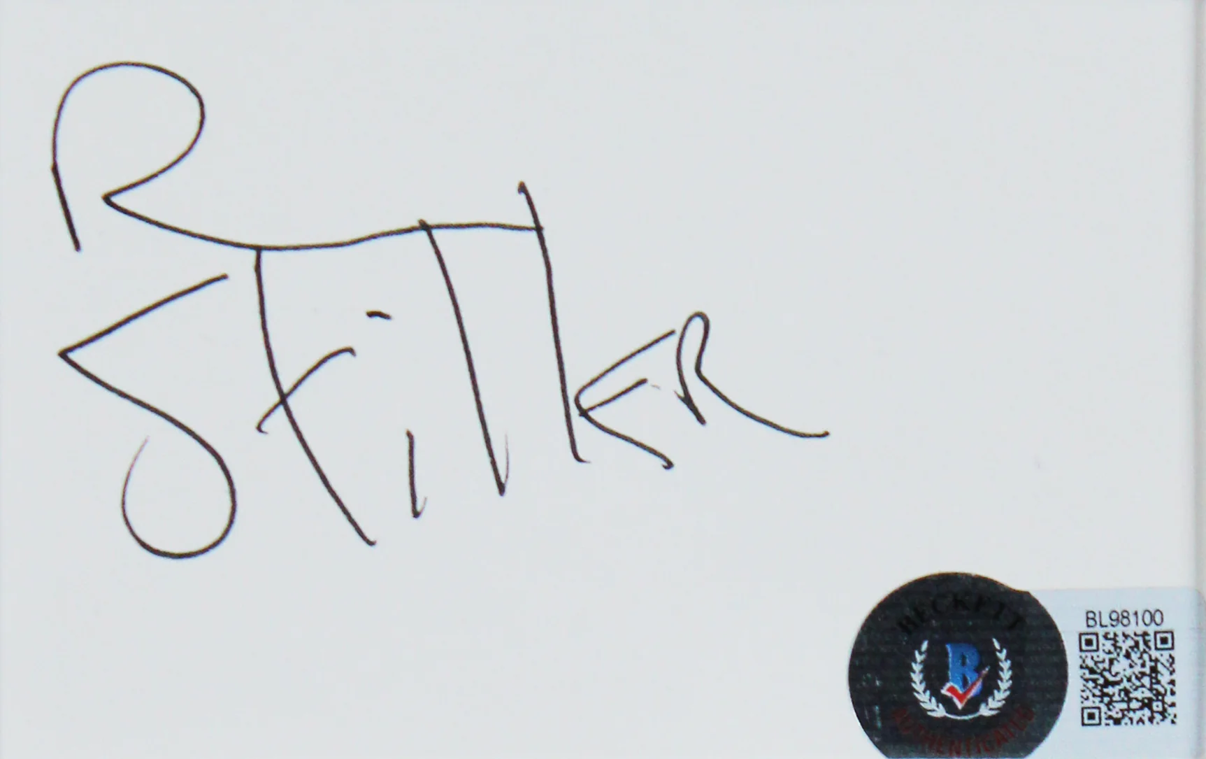Ben Stiller Night at the Museum Signed Index Card Framed Display BAS #BL98100 - Image 2