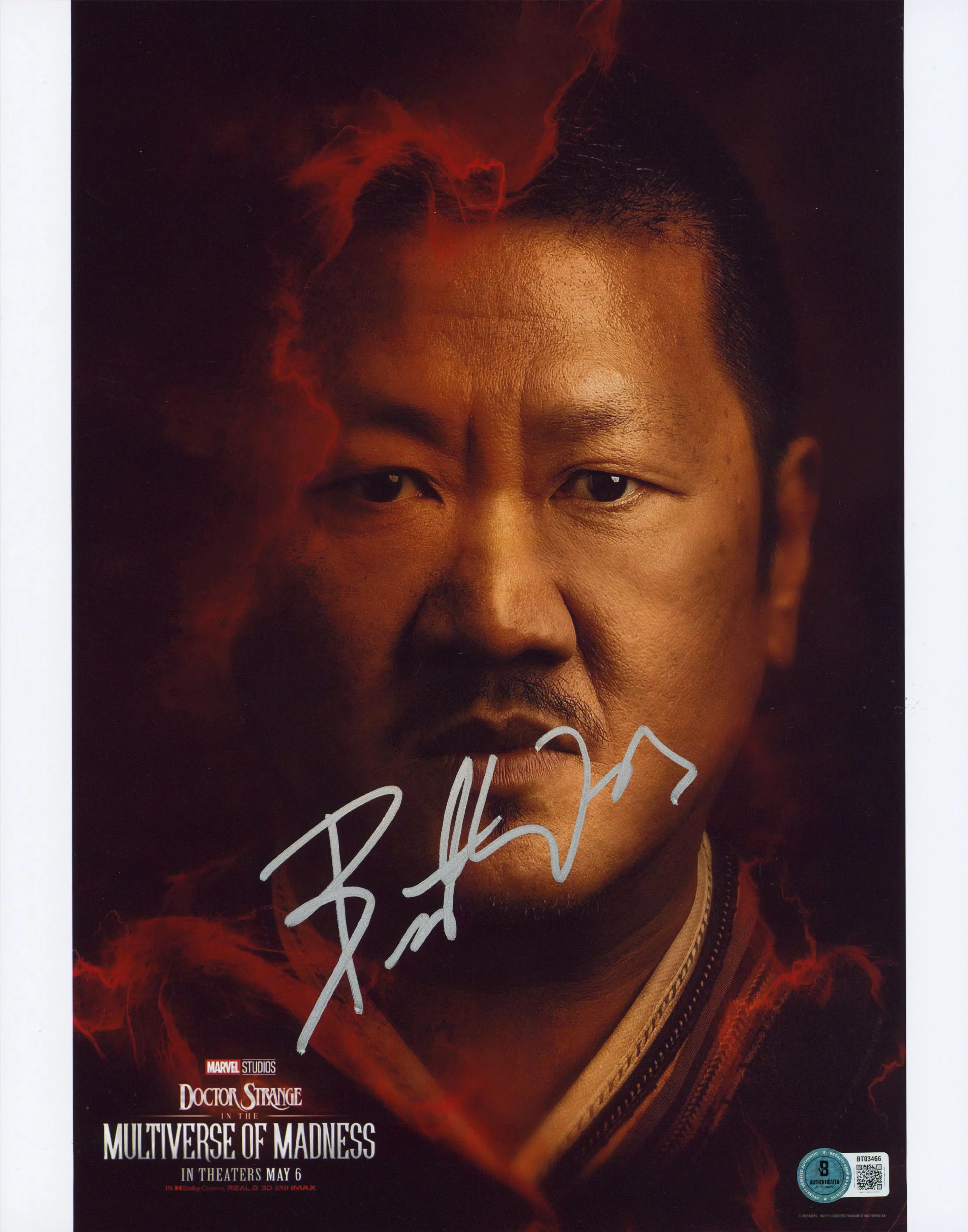 Benedict Wong Doctor Strange Authentic Signed 11x14 Vertical Photo BAS #BT03466 - Image 2