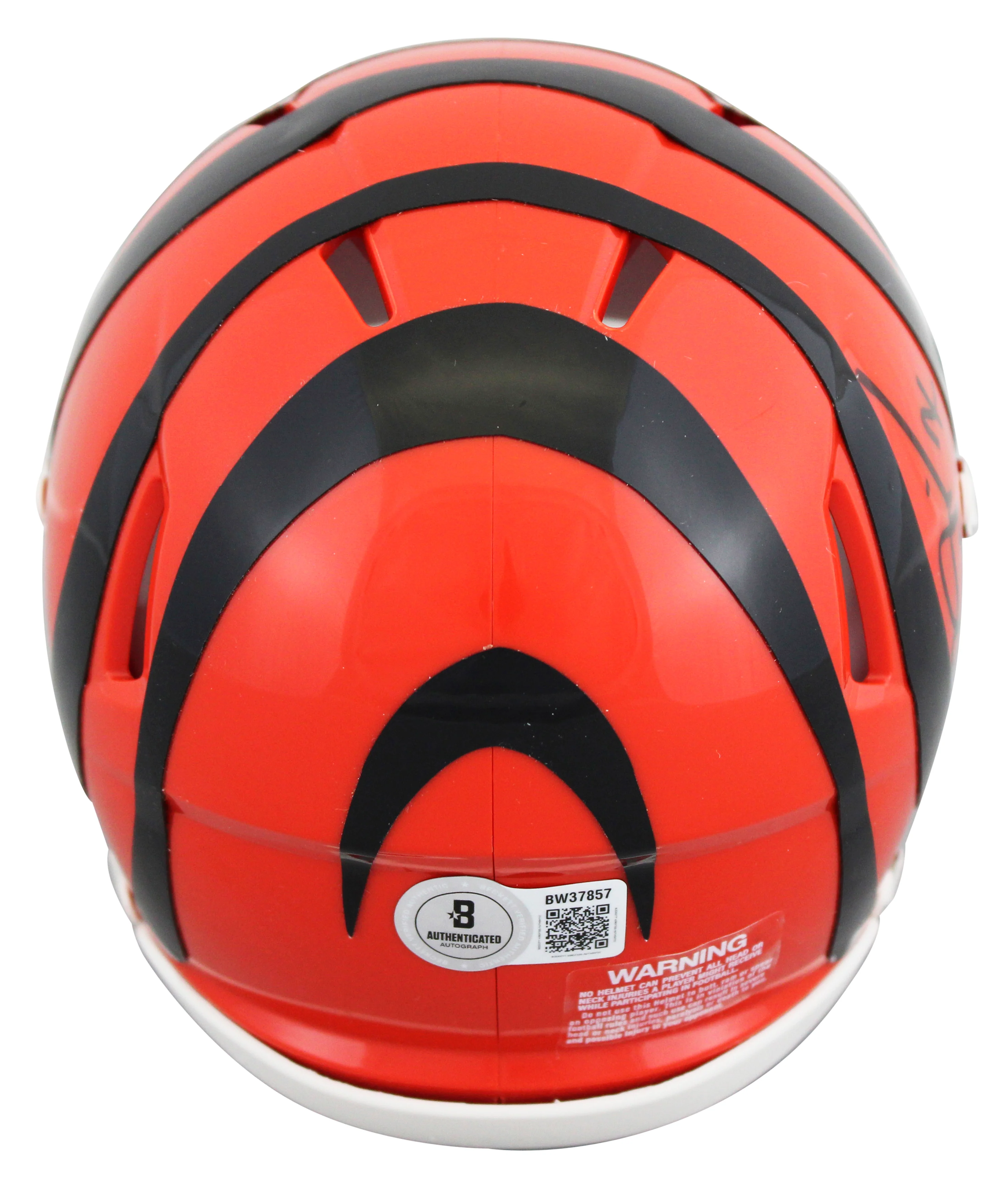 Bengals Boomer Esiason Authentic Signed Speed Mini Helmet Autographed BAS - Image 3