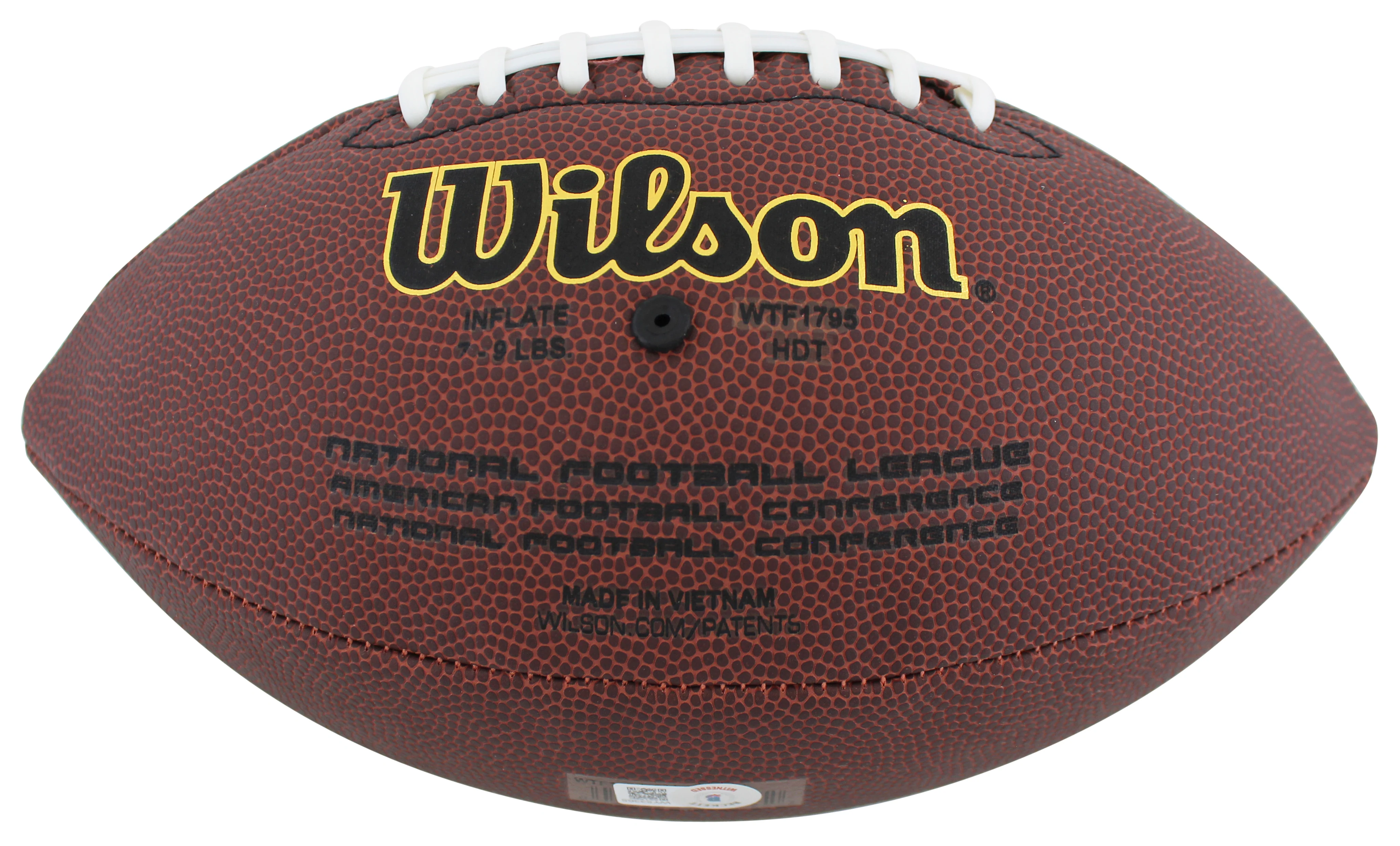 Bengals Chad Johnson Signed Wilson Super Grip Football W/ Case BAS Witnessed - Image 6