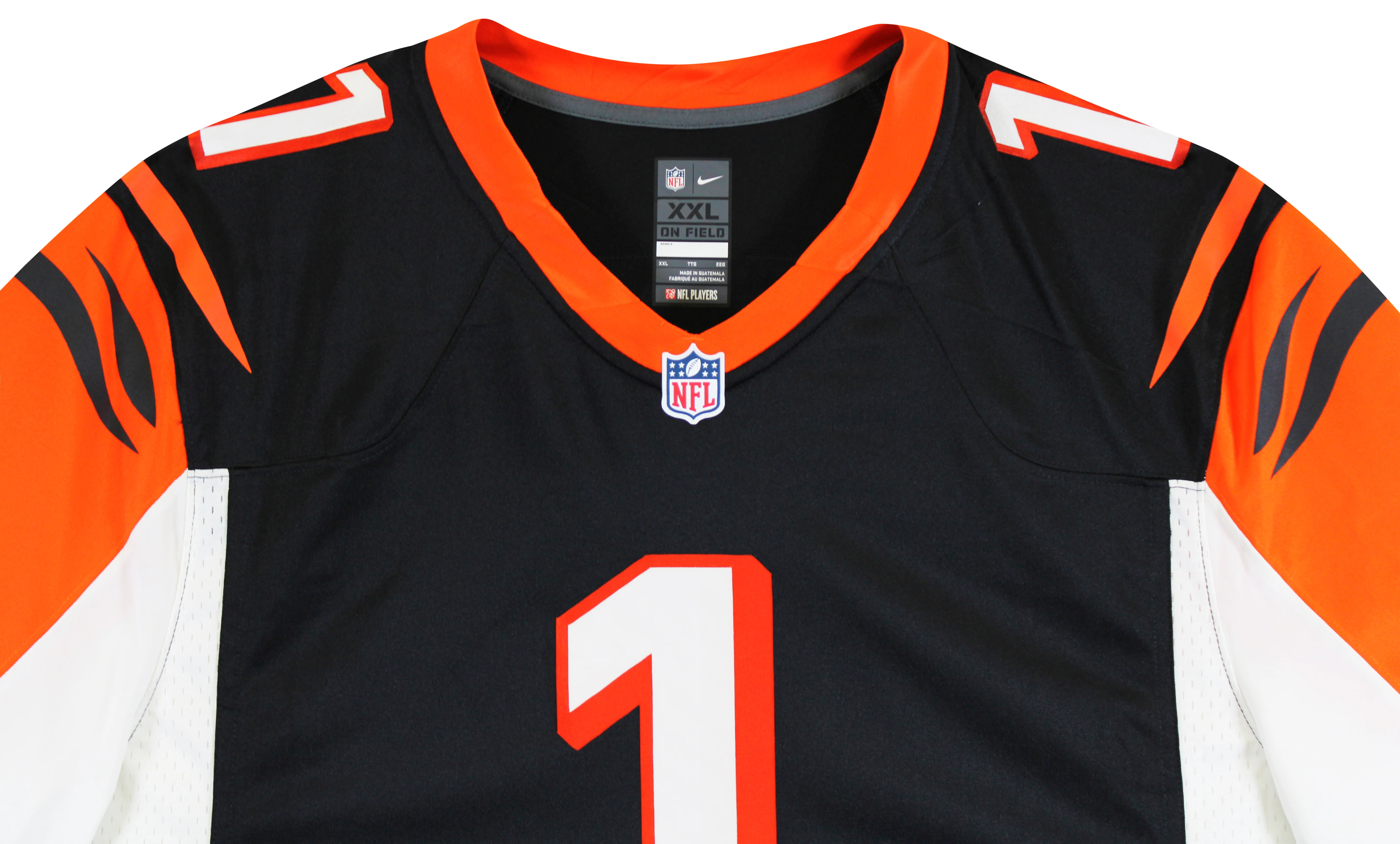Bengals Ja'Marr Chase Signed Black Throwback Nike Limited Jersey BAS Witnessed - Image 4