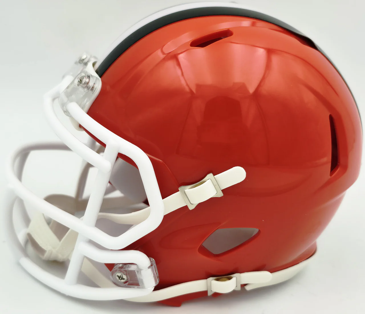 Bernie Kosar Autographed Cleveland Browns Orange 1975-05 Throwback Speed Mini Helmet JSA Witness Stock #261881 - Image 5