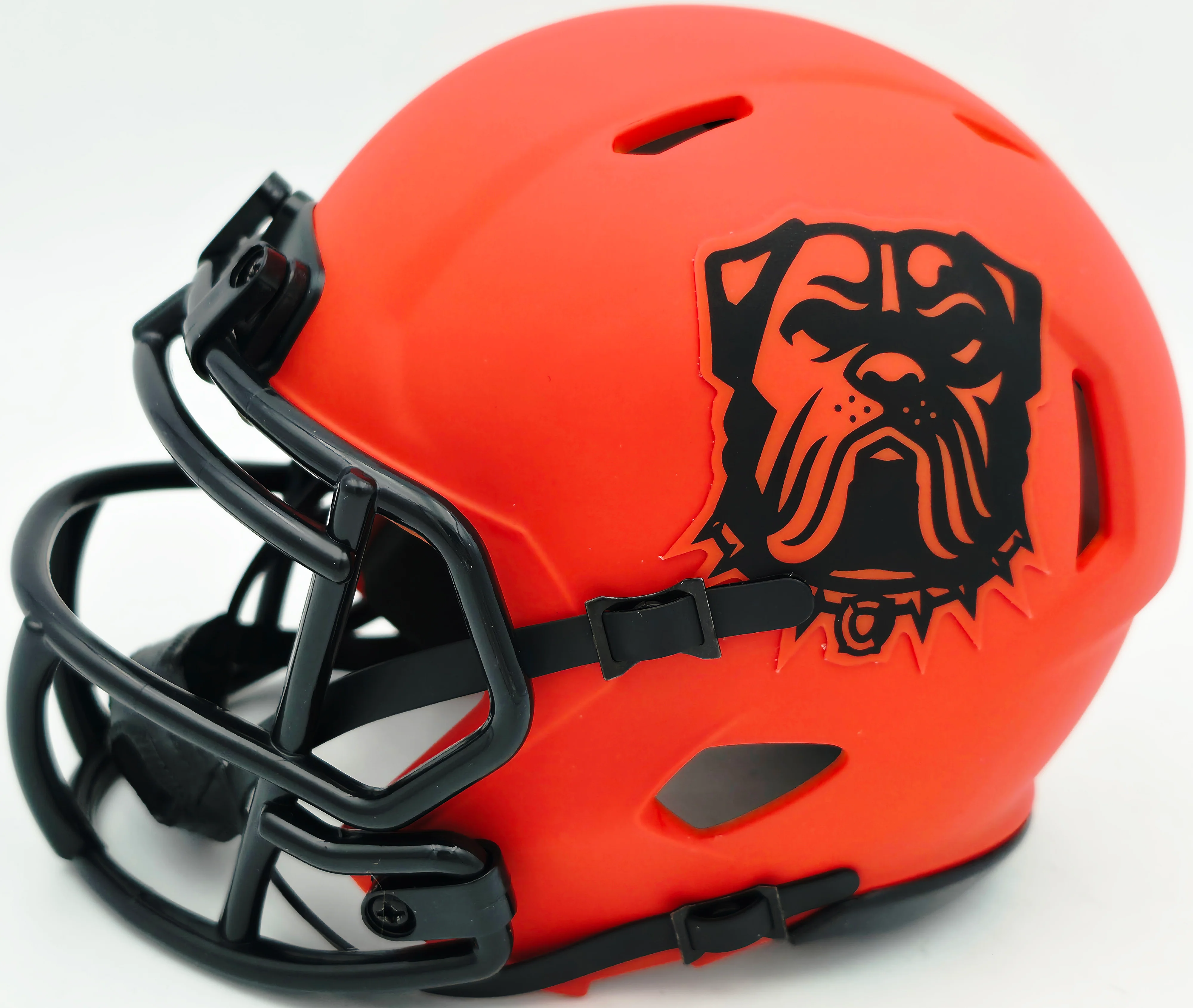 Bernie Kosar Autographed Cleveland Browns Rave Orange Speed Mini Helmet JSA Witness Stock #261882 - Image 4