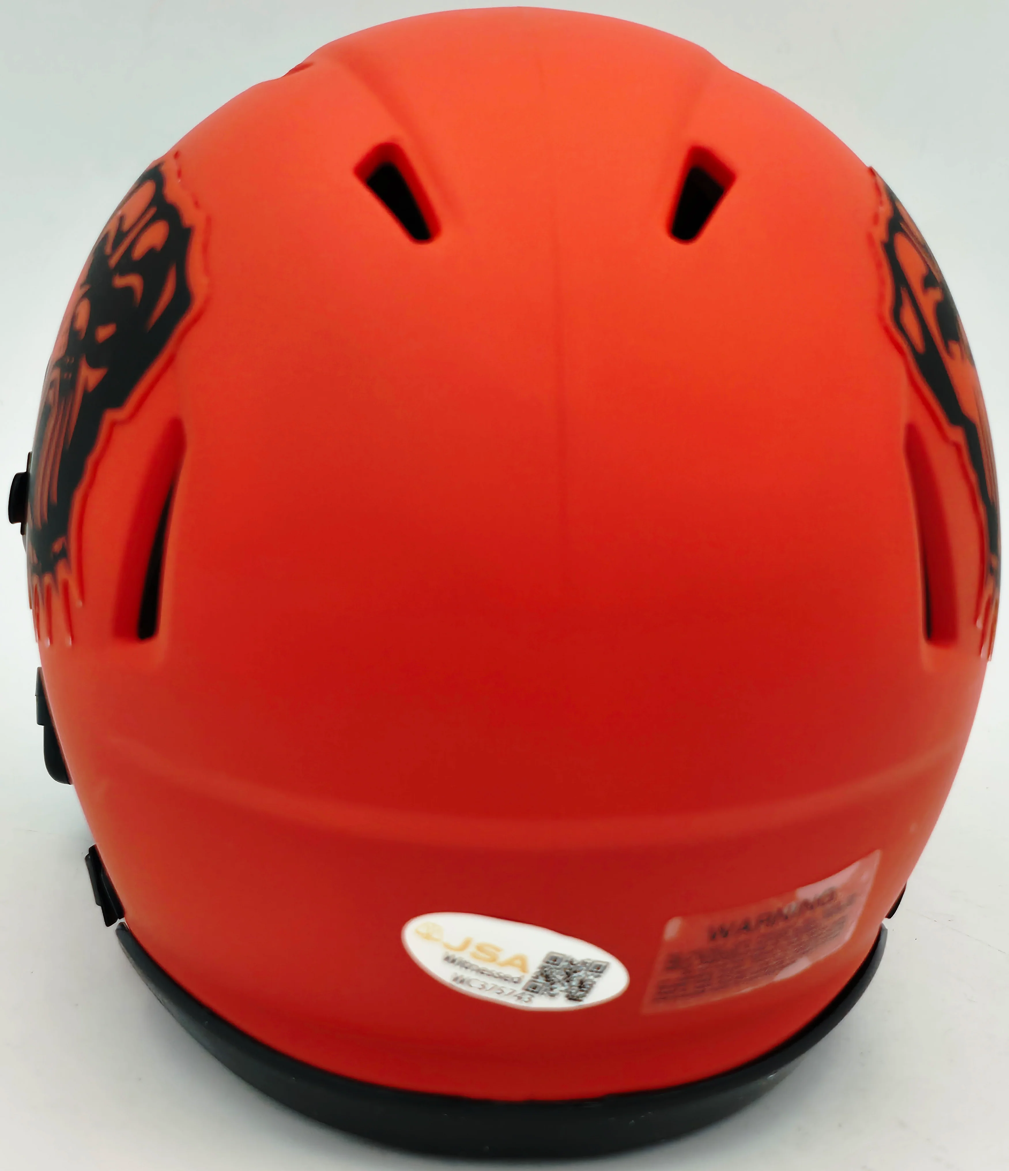 Bernie Kosar Autographed Cleveland Browns Rave Orange Speed Mini Helmet JSA Witness Stock #261883 - Image 5