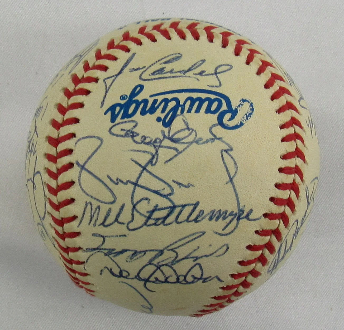 1999 New York Yankess Team Signed Rawlings Baseball PSA/DNA LOA B85569 Derek Jeter - Image 2