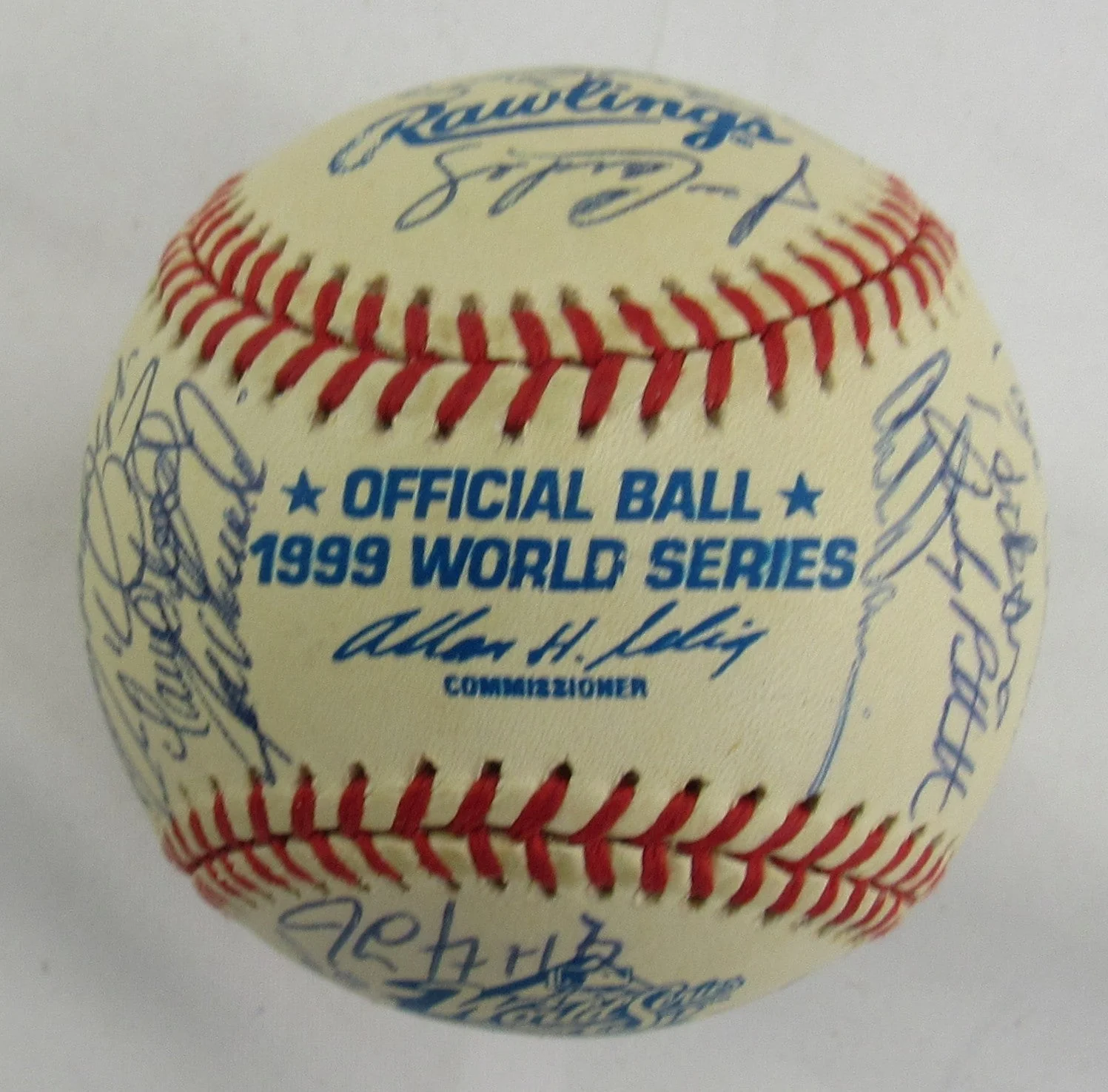 1999 New York Yankess Team Signed Rawlings Baseball PSA/DNA LOA B85569 Derek Jeter - Image 3