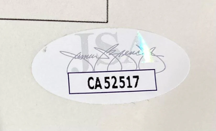 Bill Clinton Signed In Blue 5x8 Impeachment Letter JSA - Image 2