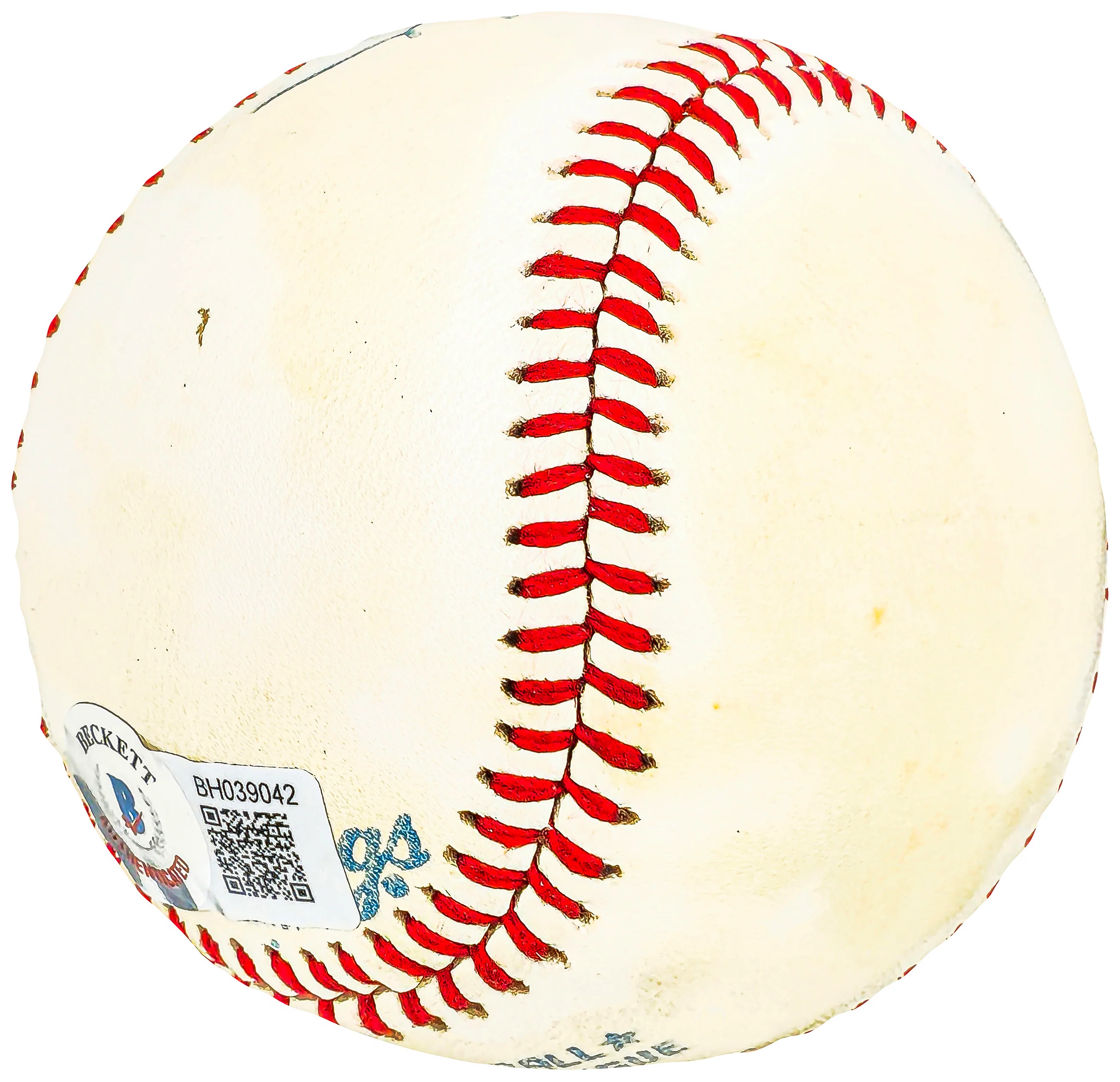 Bill Fischer Autographed Official MacPhail American League Baseball Chicago White Sox, Detroit Tigers Vintage Signature Beckett BAS QR #BH039042 - Image 3