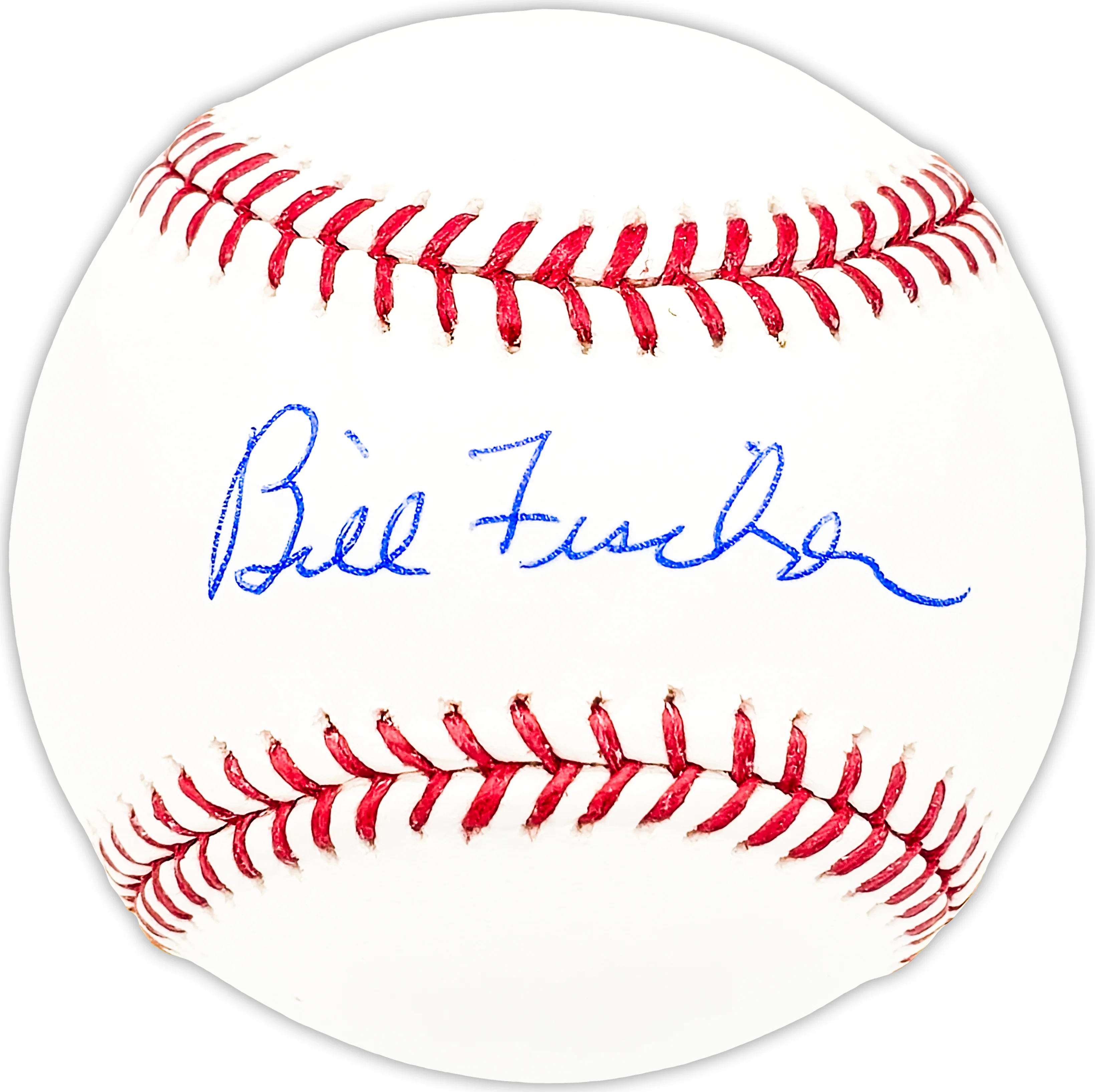 Bill Fischer Autographed Official MLB Baseball Chicago White Sox, Detroit Tigers Beckett BAS QR #BM25429