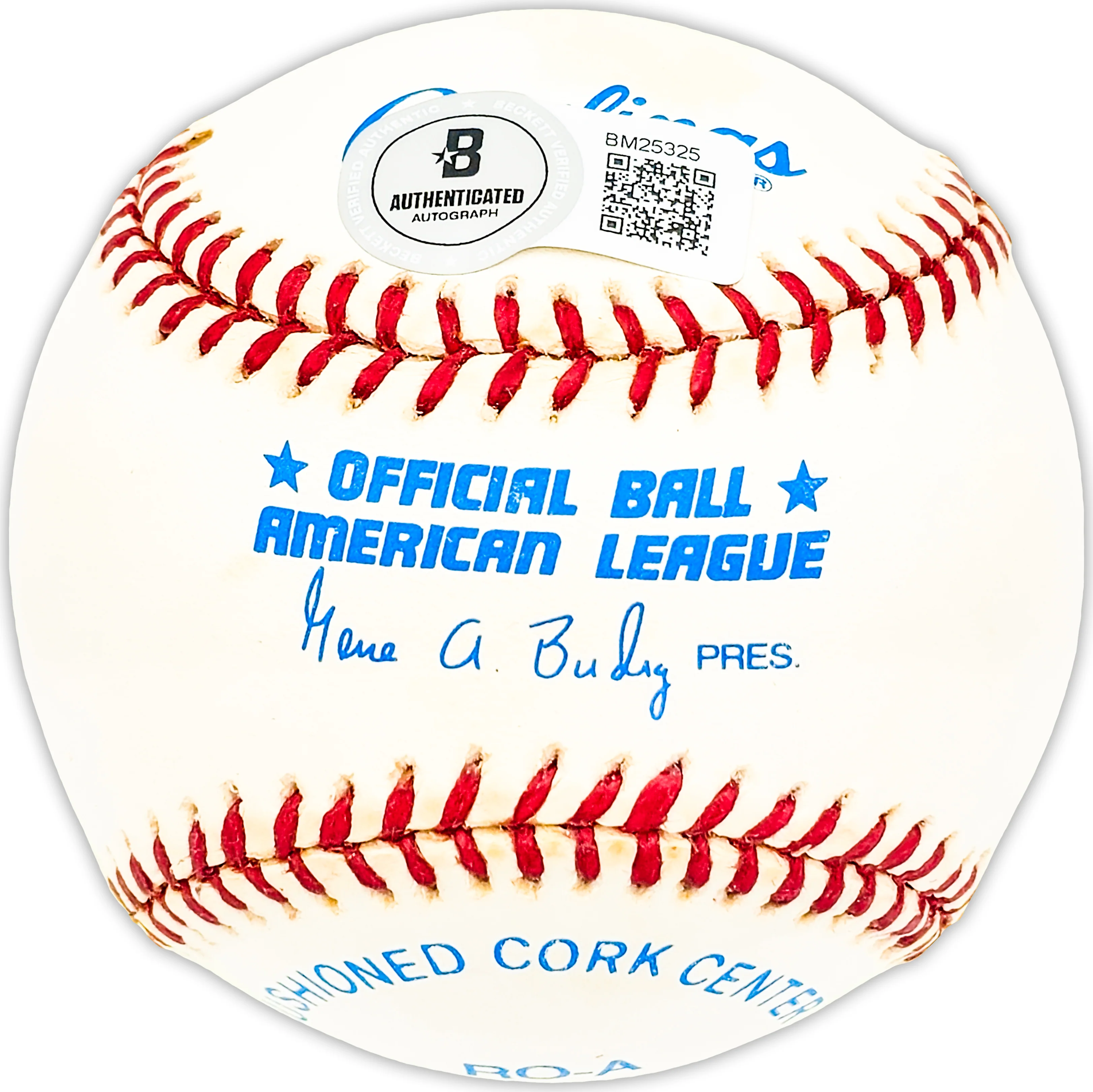 Bill Johnson Autographed Official AL Baseball New York Yankees "Stat Ball" Beckett BAS QR #BM25325 - Image 4