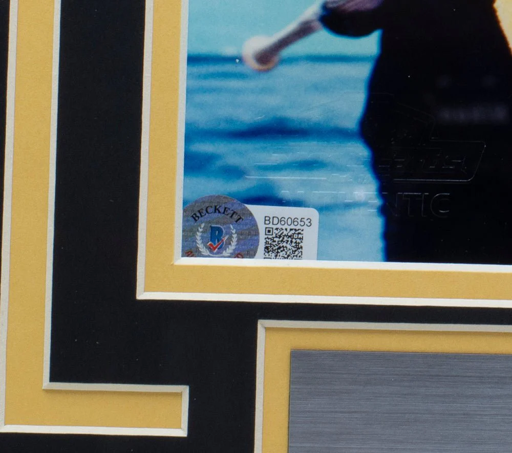 Bill Madlock Signed Framed 8x10 Pittsburgh Pirates Photo BAS - Image 3