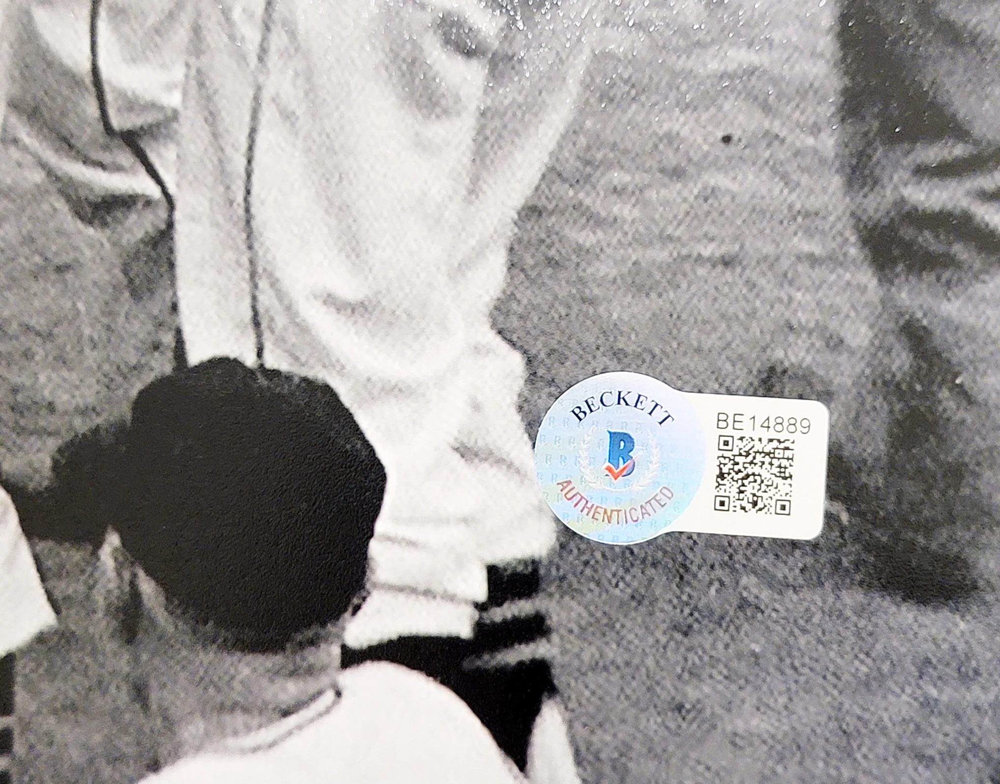 Bill Mazeroski Autographed 16x20 Photo Pittsburgh Pirates 1960 Game 7 Walk Off Home Run Beckett BAS Stock #203043 - Image 3