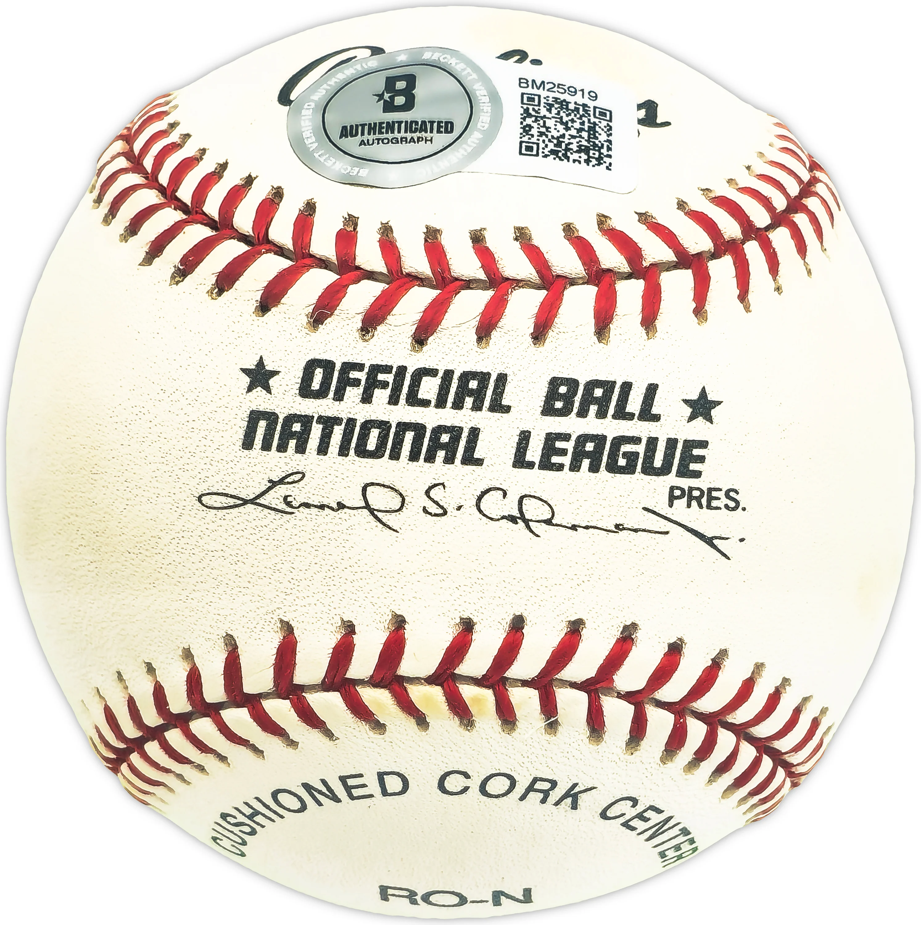 Bill Sharman Autographed Official NL Baseball Brooklyn Dodgers "1951 Brooklyn Dodgers" Beckett BAS QR #BM25919 - Image 2
