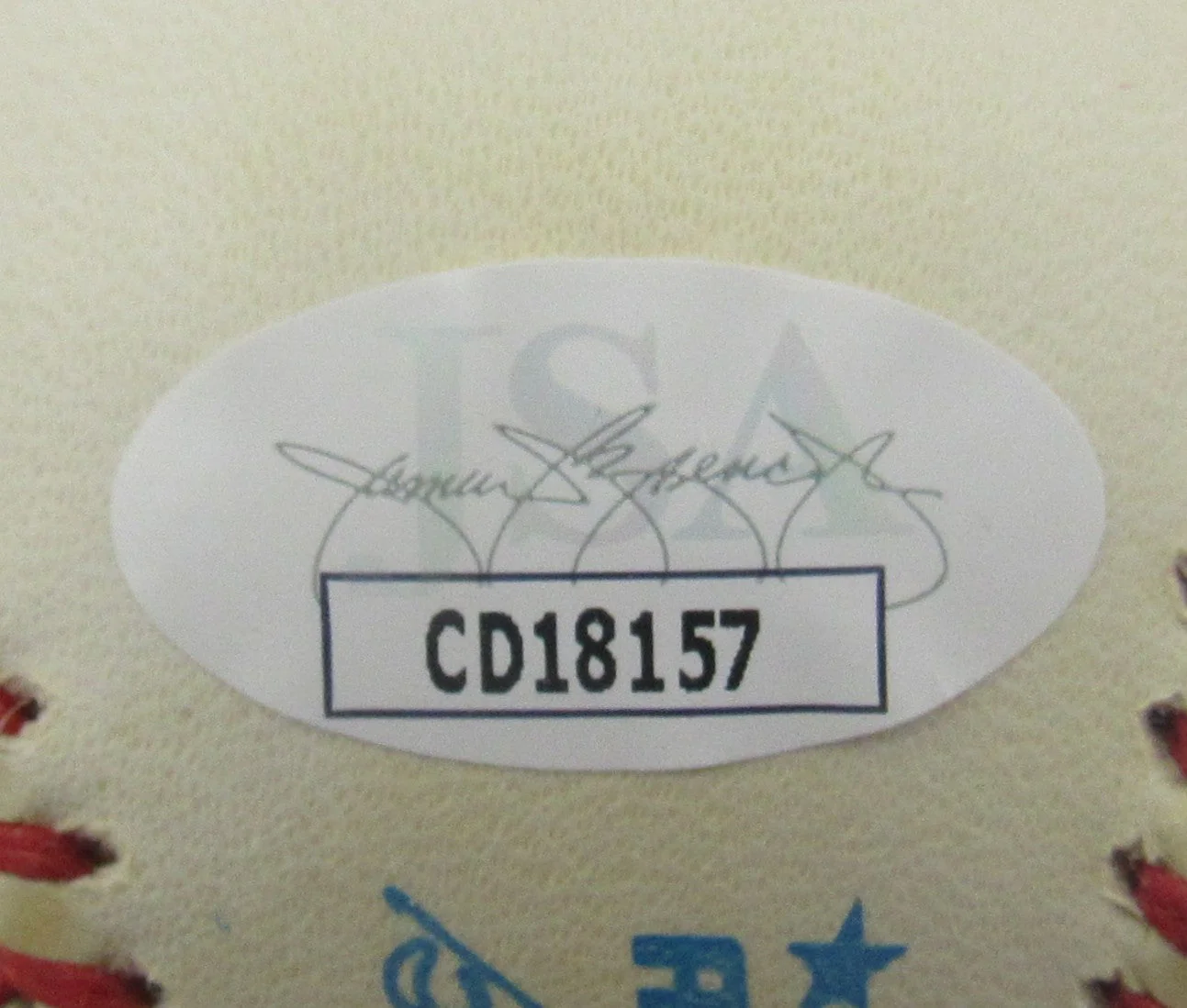 Ed Lopat Signed Auto Rawlings Baseball JSA CD18157 - Image 2
