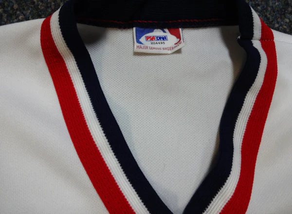 Cleveland Indians Bill Veeck Autographed White Jersey Team Owner PSA/DNA #X04495 - Image 4