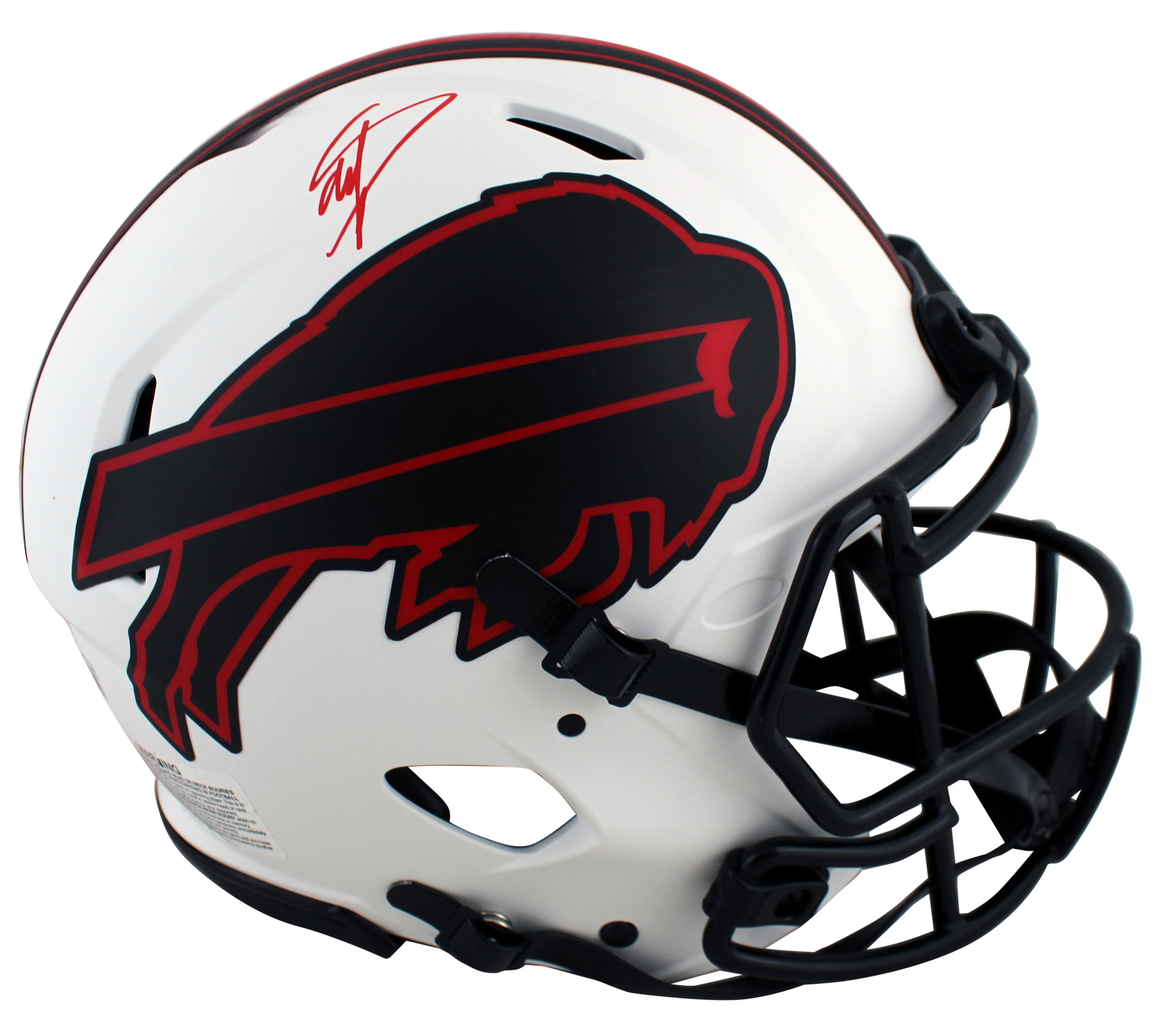 Bills Stefon Diggs Signed Lunar F/S Speed Proline Helmet w/ case BAS Wit - Image 3