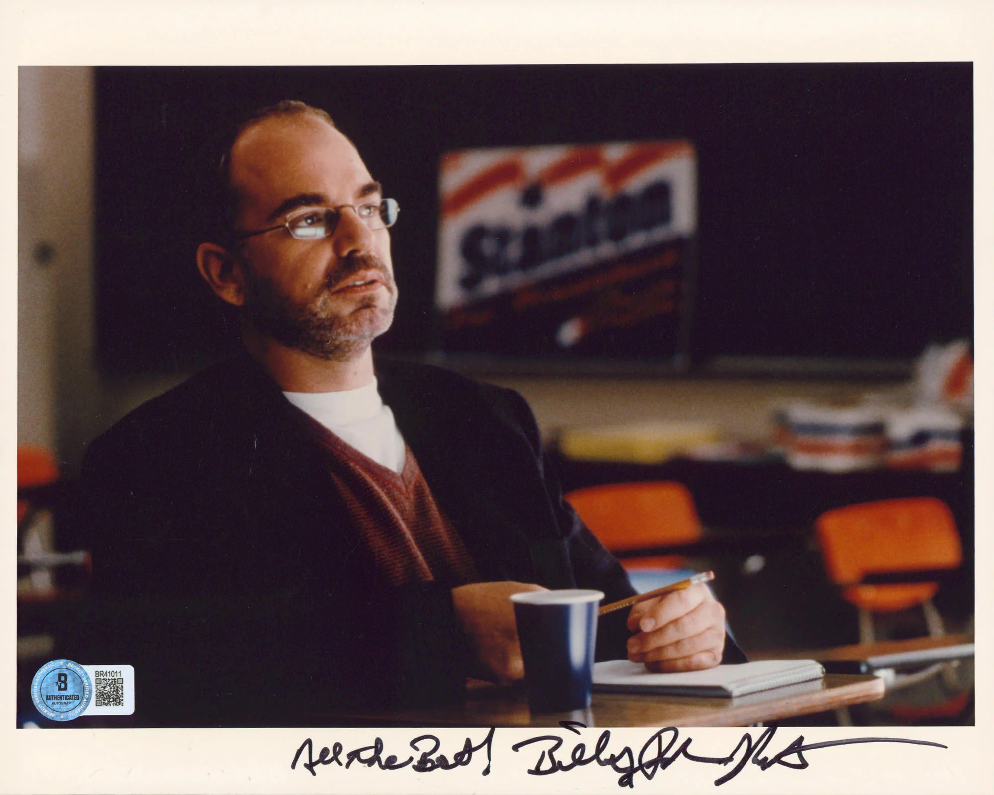 Billy Bob Thornton Primary Colors "All The Best!" Signed 8x10 Photo BAS #BR41011 - Image 2