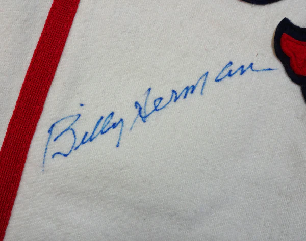 Boston Red Sox Billy Herman Autographed White Jersey PSA/DNA #V11073 - Image 3