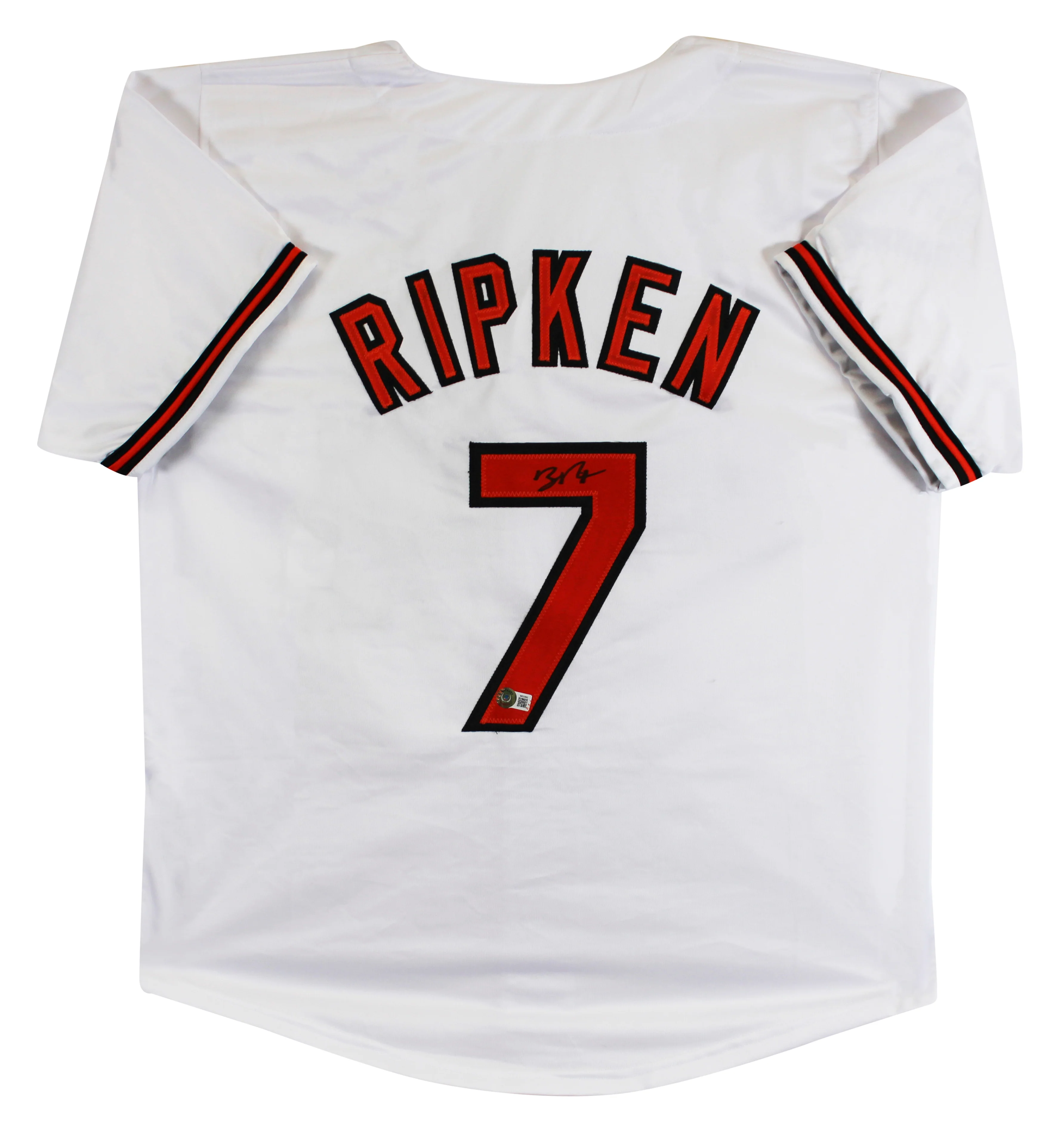 Billy Ripken Authentic Signed White Pro Style Jersey Autographed BAS Witnessed 2 - Image 2