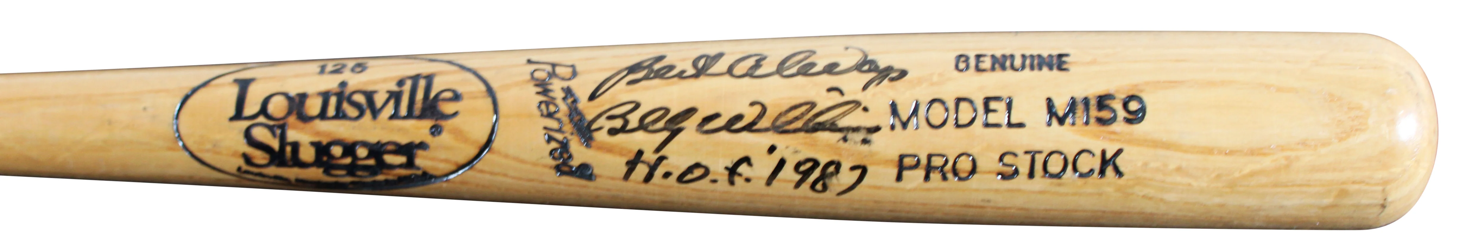 Billy Williams "2x Insc" Signed Louisville Slugger Baseball Bat BAS #BU55135 - Image 4