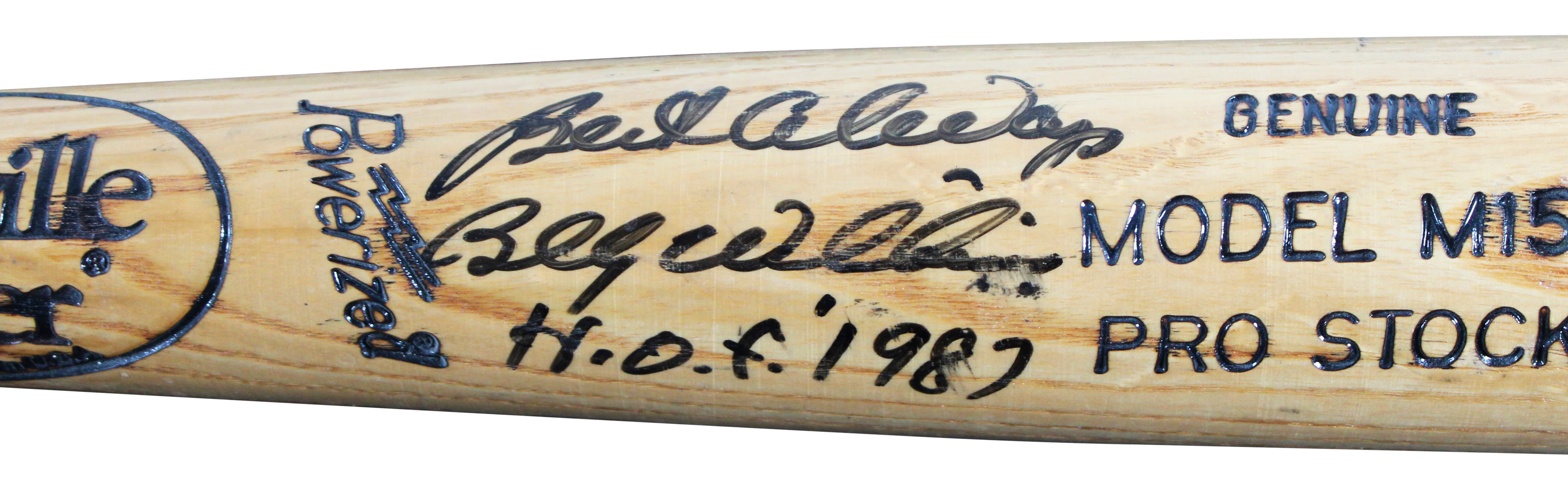 Billy Williams "2x Insc" Signed Louisville Slugger Baseball Bat BAS #BU55135 - Image 5