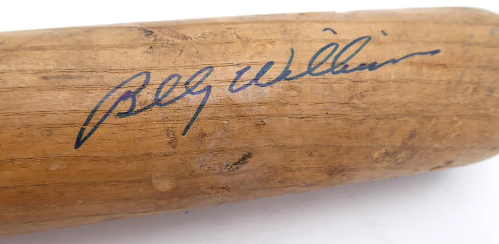 Billy Williams Autographed H & B Bat Chicago Cubs Beckett BAS QR #BW06411 - Image 2
