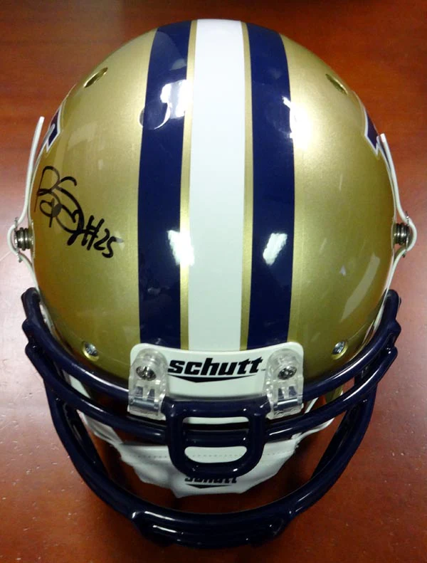 Bishop Sankey Autographed Schutt UW Huskies Full Size Authentic Helmet MCS Holo #40374 - Image 3