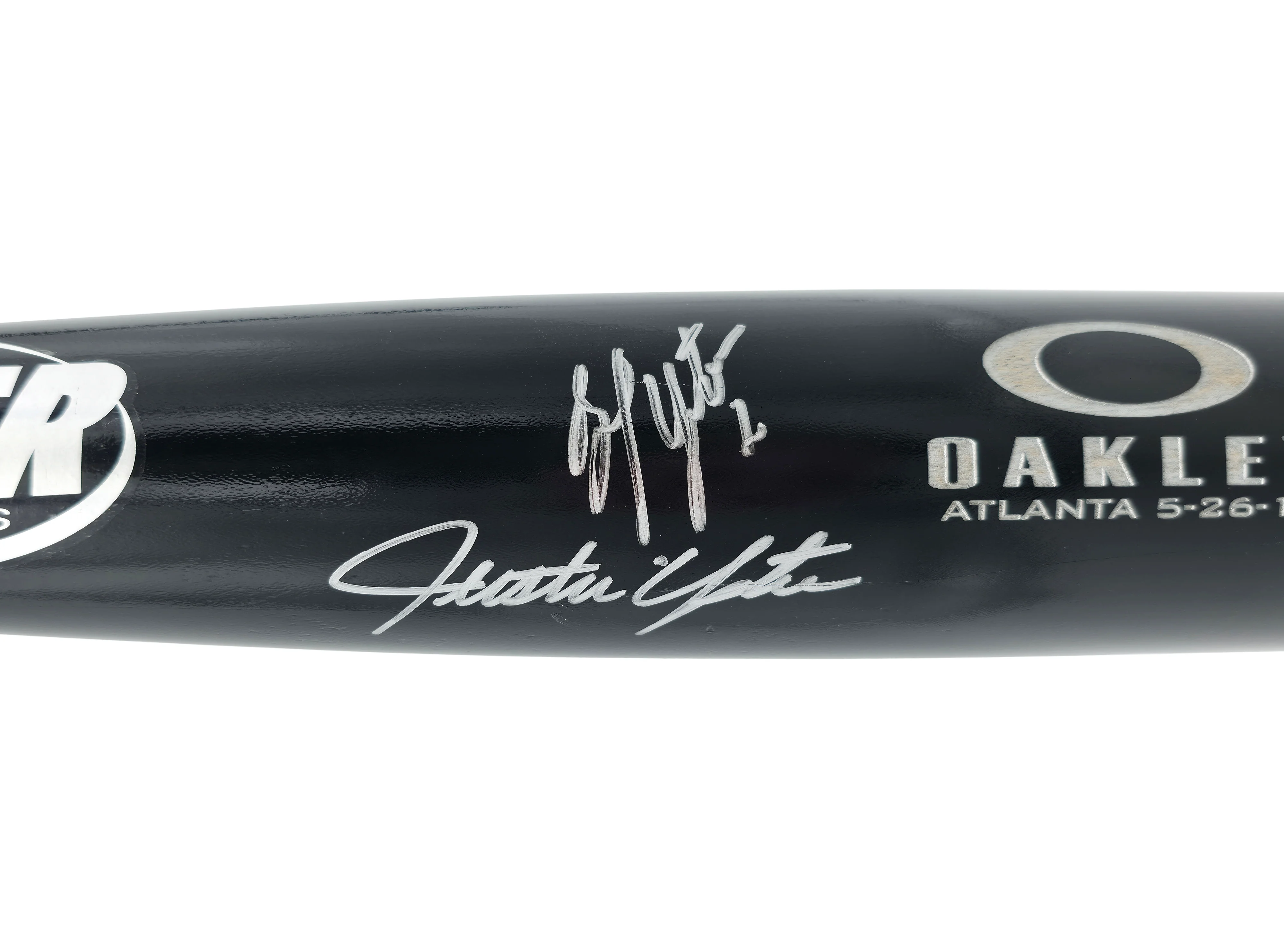 BJ & Justin Upton Autographed Zinger Baseball Bat Beckett BAS QR Stock #261678 - Image 2