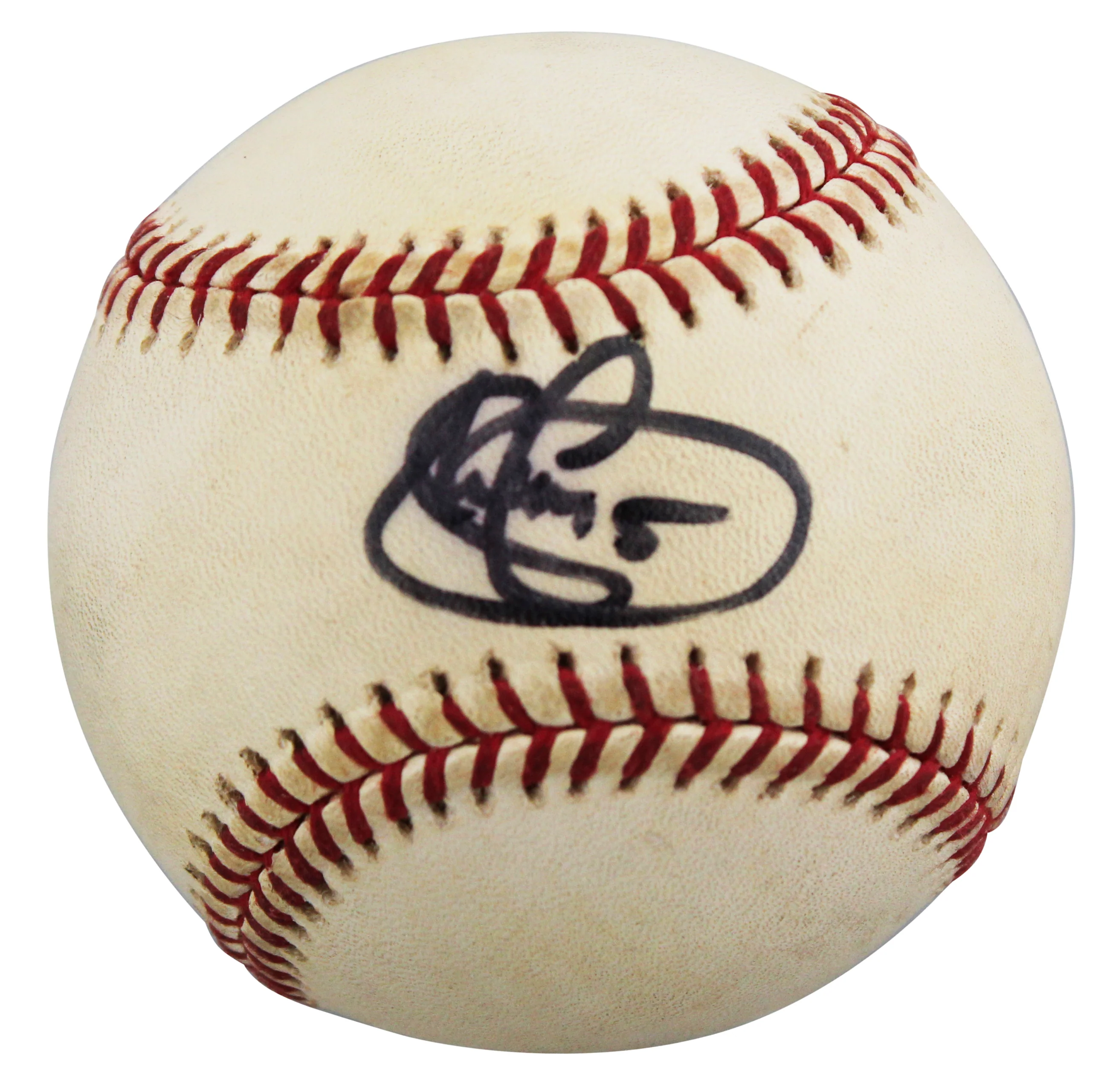 Blue Jays Shawn Green Signed Practice Used Allen Selig OML Baseball BAS #BV70349 - Image 3