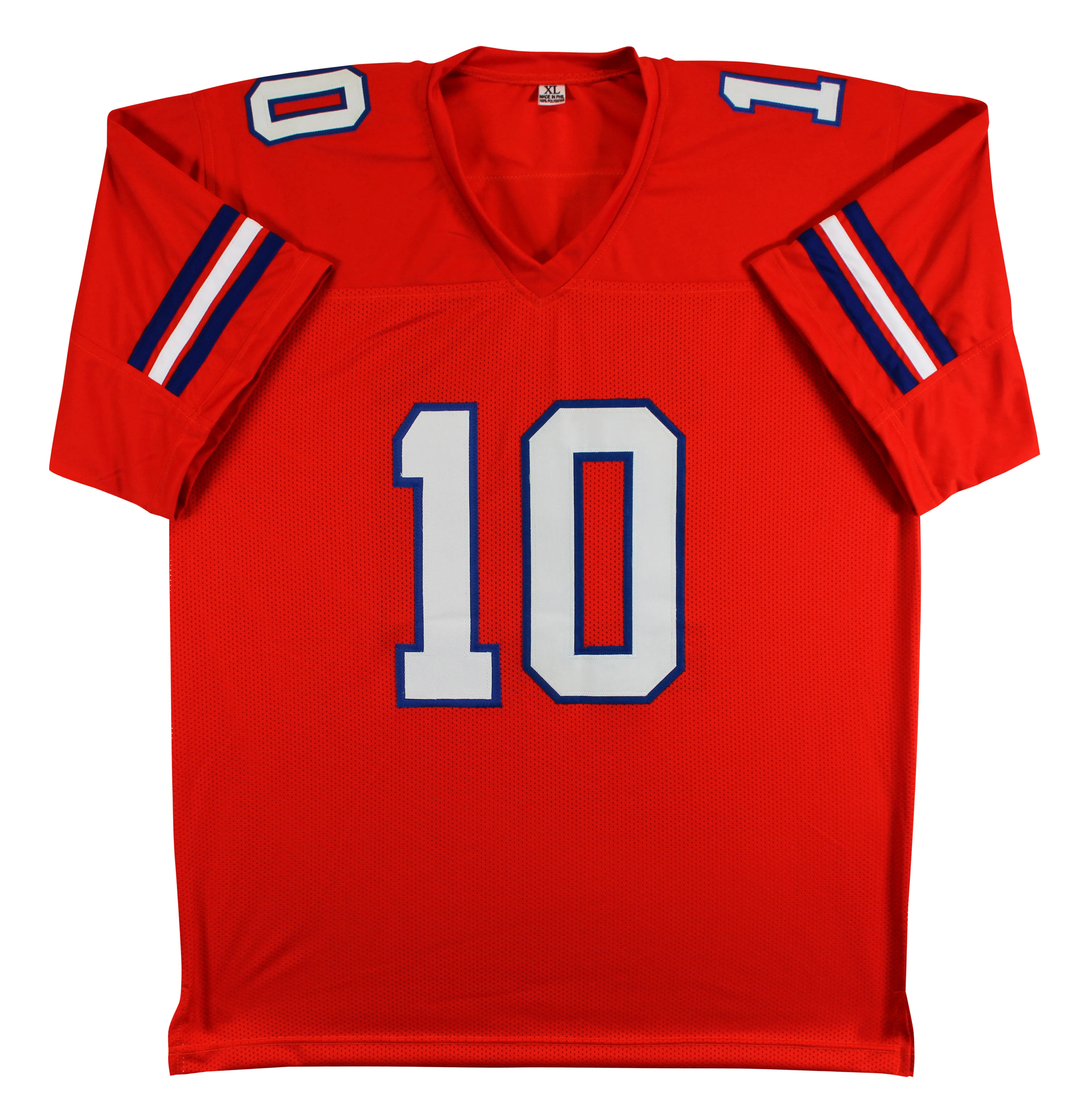 Bo Nix Authentic Signed Orange Throwback Pro Style Jersey BAS Witnessed - Image 4