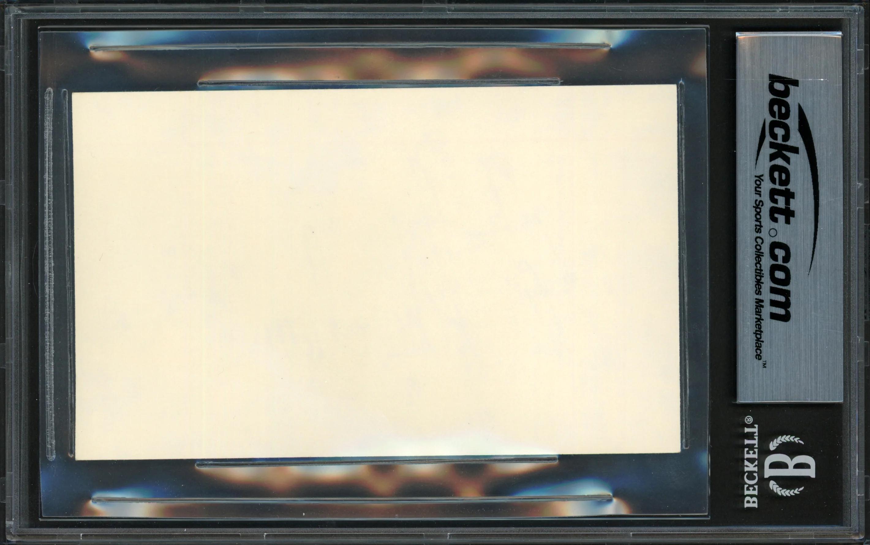 Bo Schembechler Autographed 3x5 Index Card Michigan Wolverines Beckett BAS #17607397 - Image 2