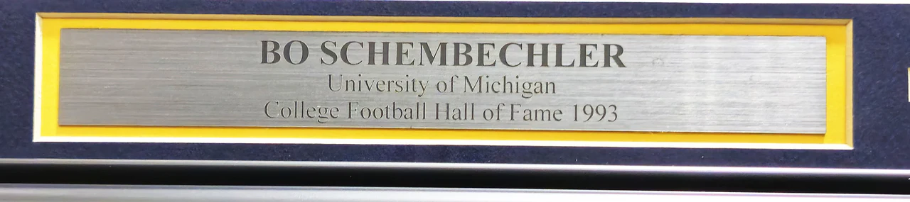 Bo Schembechler Autographed Framed 8x10 Photo Michigan Wolverines Beckett BAS QR #BL93977 - Image 5