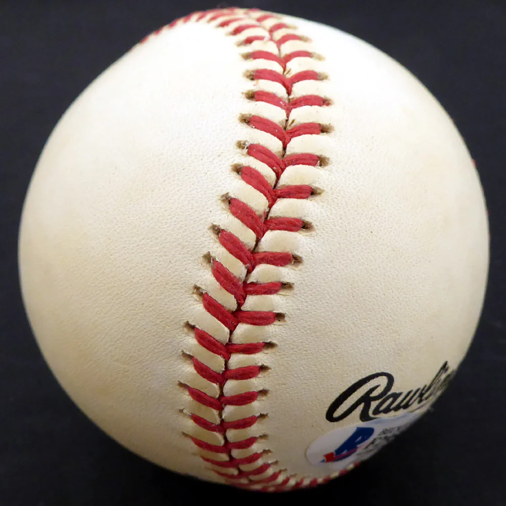 Bob Addis Autographed Official NL Baseball Chicago Cubs Beckett BAS #F29566 - Image 4