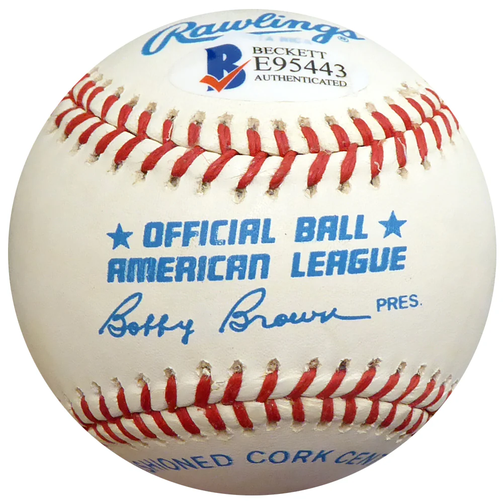 Bob Boyd Autographed Official AL Baseball Baltimore Orioles, Chicago White Sox Beckett BAS #E95443 - Image 2