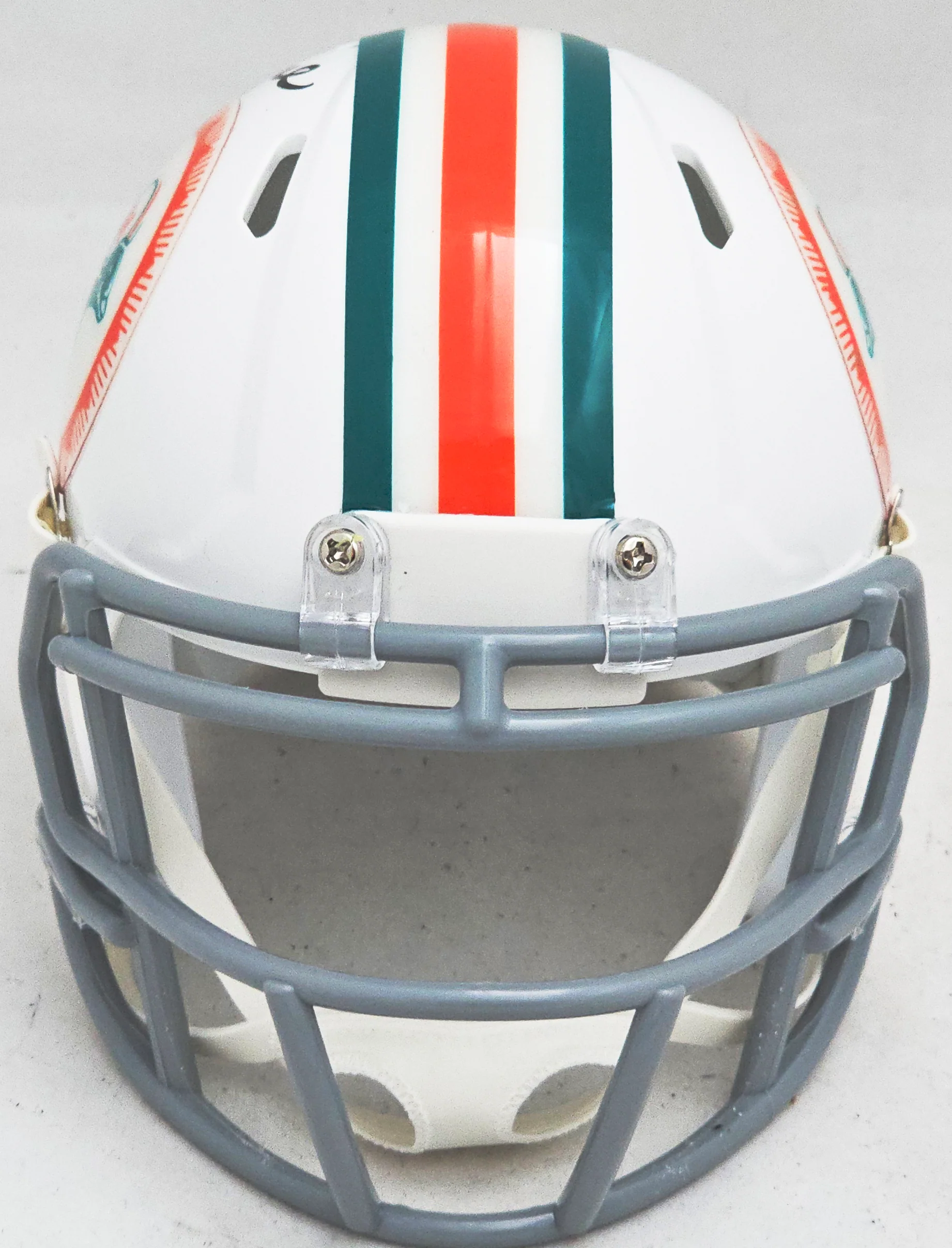 Bob Griese Autographed 1972 Miami Dolphins Throwback White Speed Mini Helmet Beckett BAS Witness Stock #220467 - Image 3