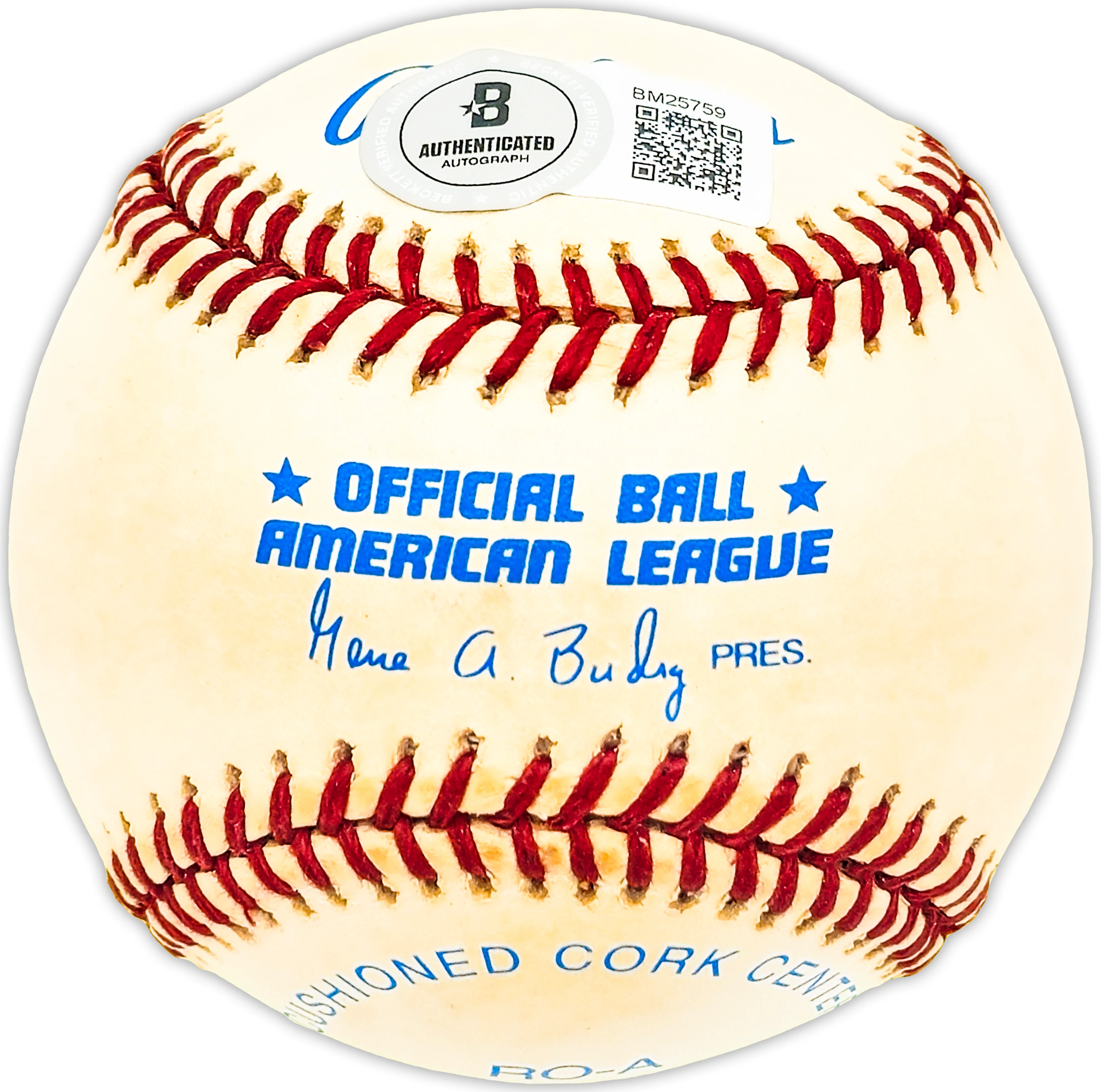 Bob Keegan Autographed Official AL Baseball Chicago White Sox "No Hitter 8-20-57" Beckett BAS QR #BM25759 - Image 2