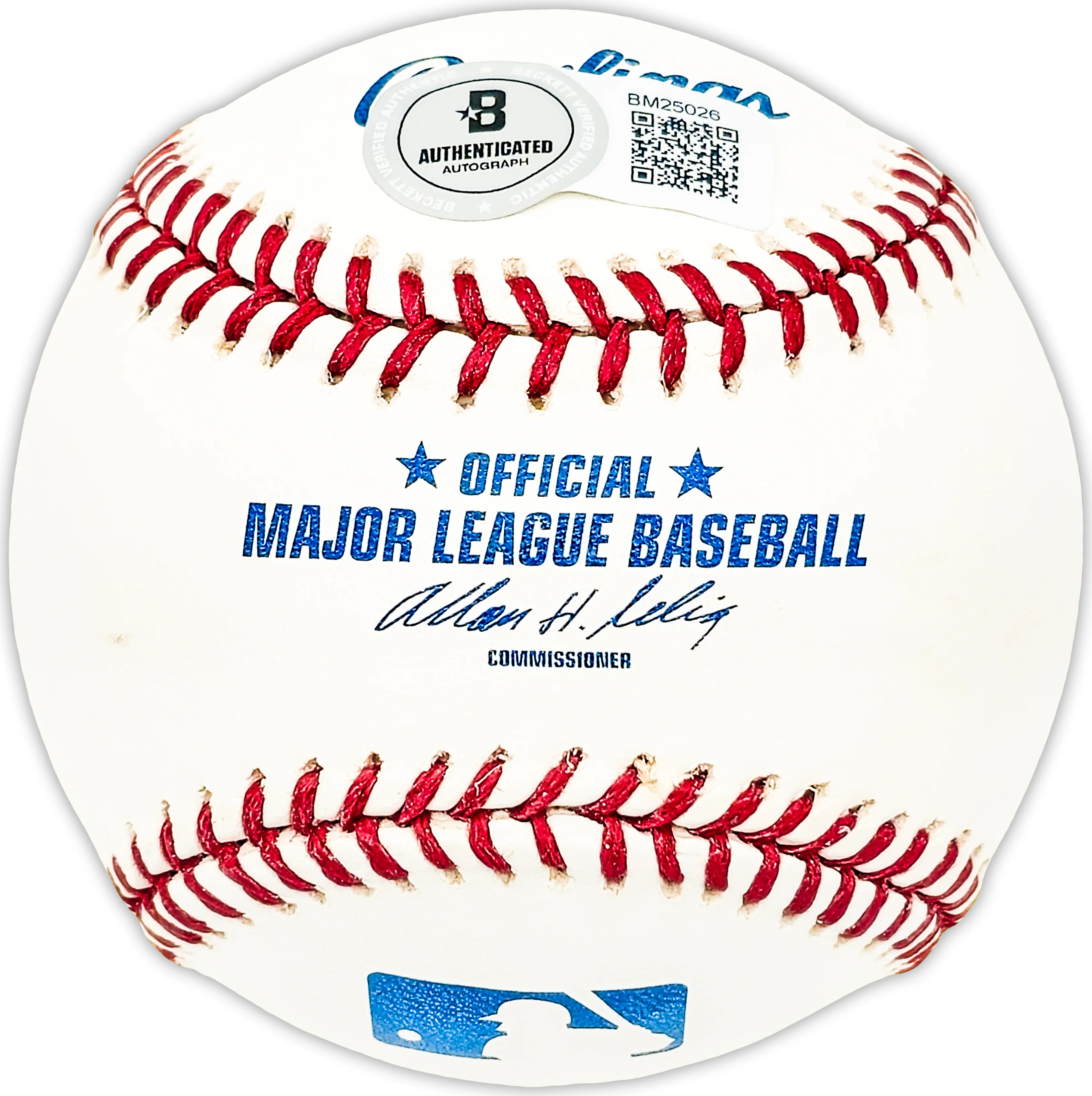 Bob Lipski Autographed Official MLB Baseball Cleveland Indians Beckett BAS QR #BM25026 - Image 2