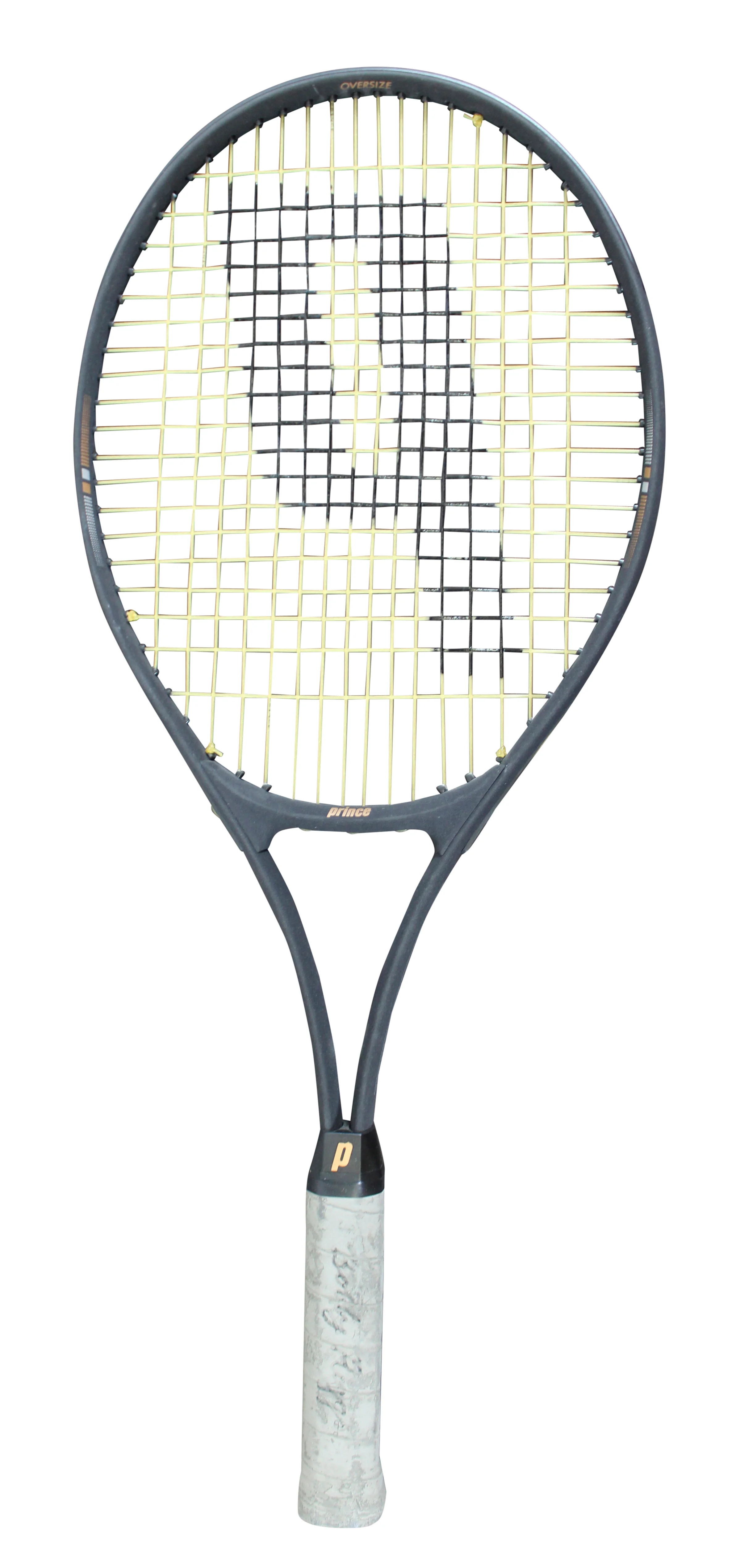 Bobby Riggs 2x Signed Match Used Penn Prince Pro Oversize Racket & Cover BAS - Image 3