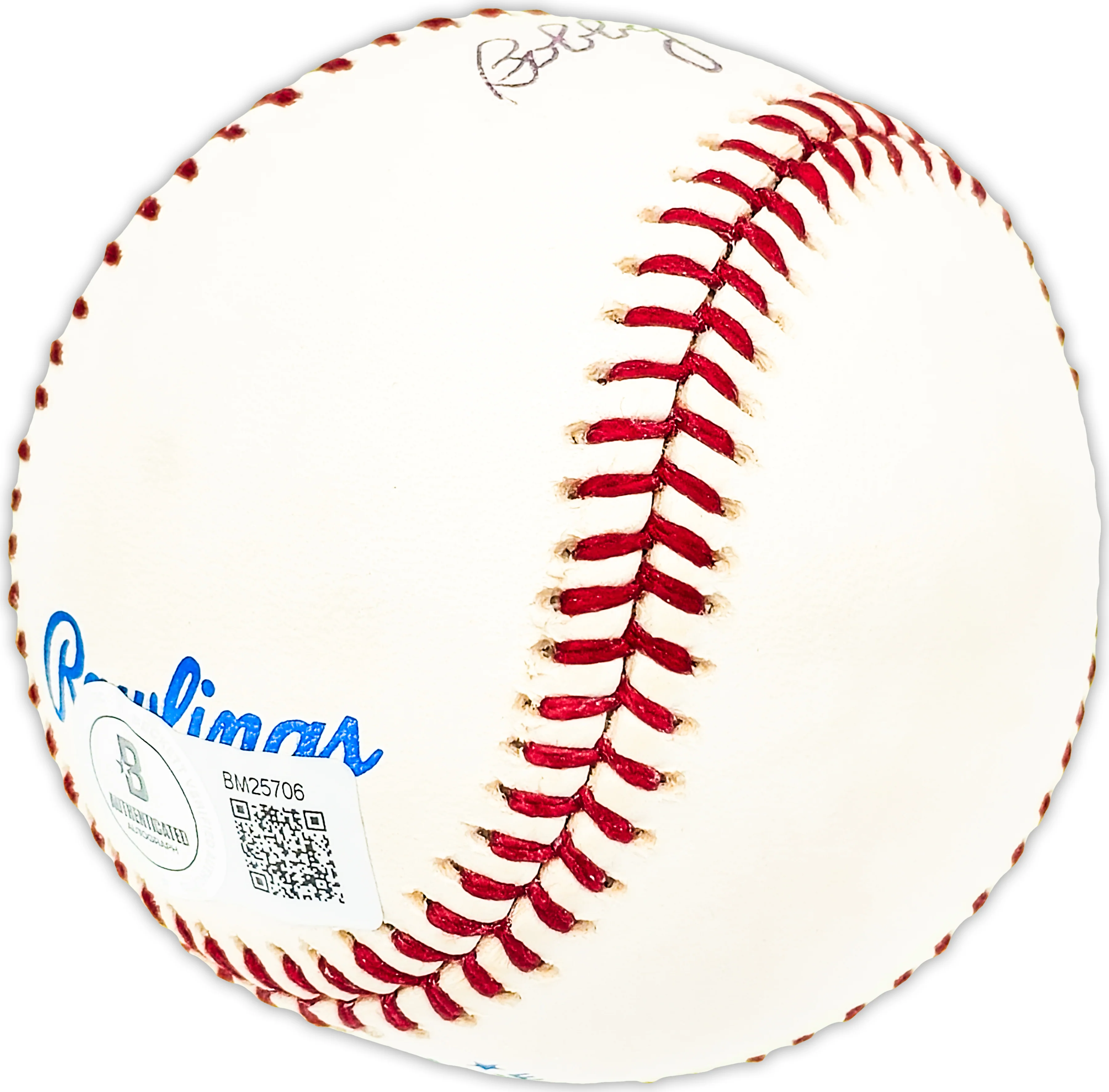Bobby Wilkins Autographed Official AL Baseball Philadelphia A's Beckett BAS QR #BM25706 - Image 3