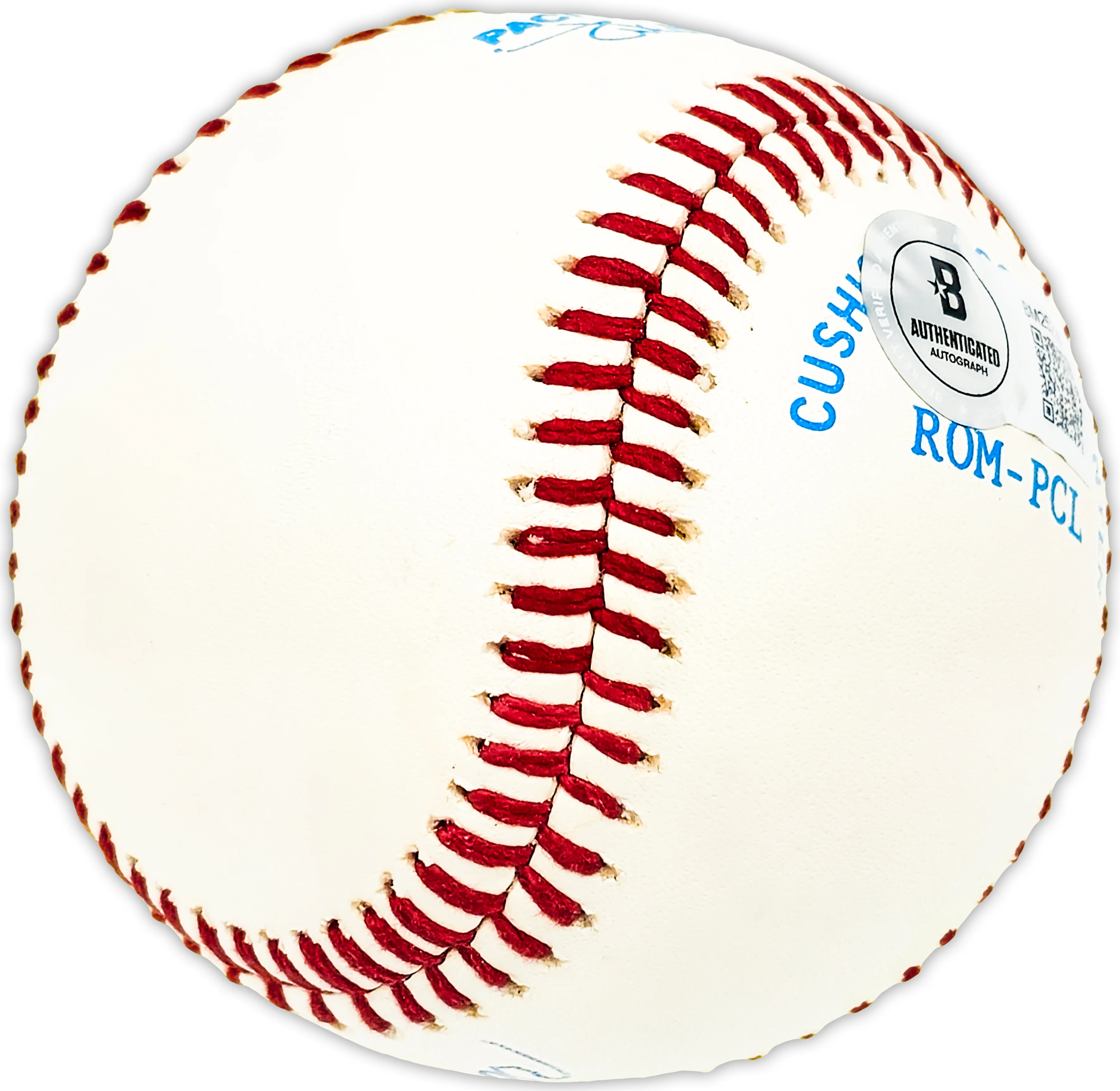 Boots Poffenberger Autographed Official Pacific Coast Baseball Detroit Tigers, Los Angeles Dodgers Beckett BAS QR #BM25228 - Image 4
