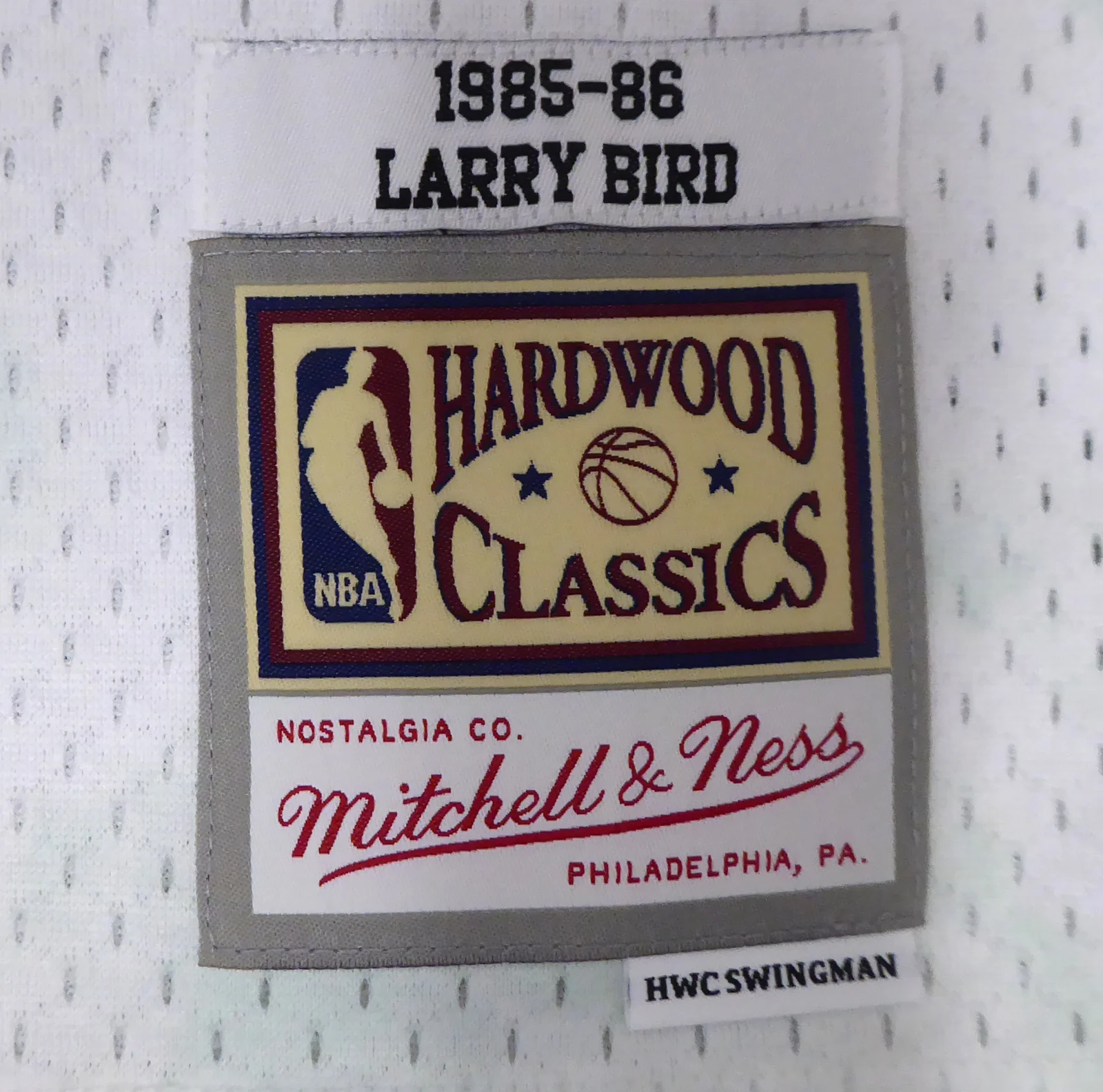 Boston Celtics Larry Bird Autographed Authentic Cloudy Skies Mitchell & Ness Jersey Beckett BAS #WA54261 - Image 5