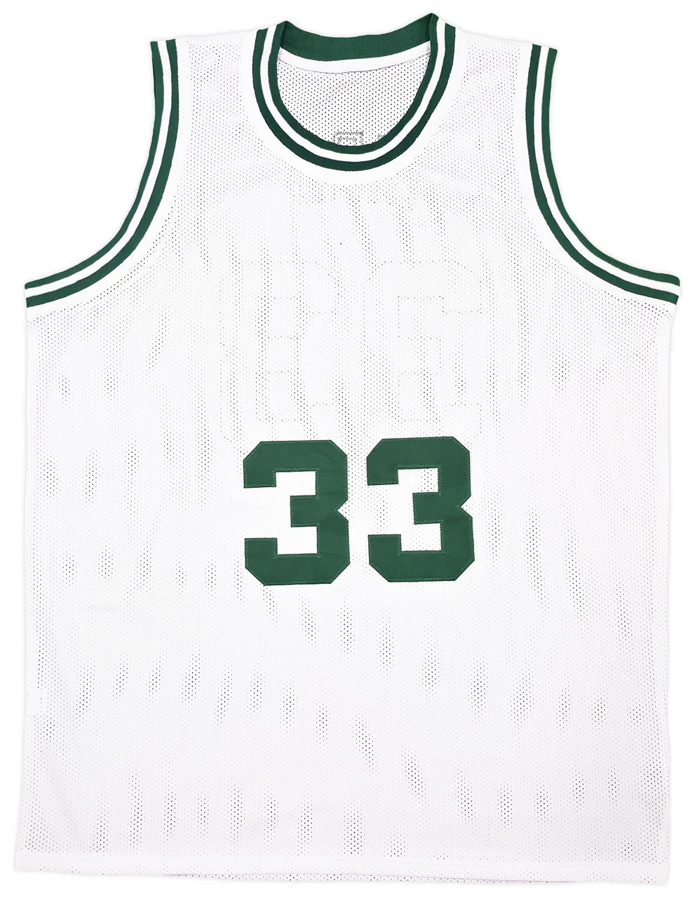 Boston Celtics Larry Bird Autographed White Jersey Beckett BAS Witness Stock #239864 - Image 5