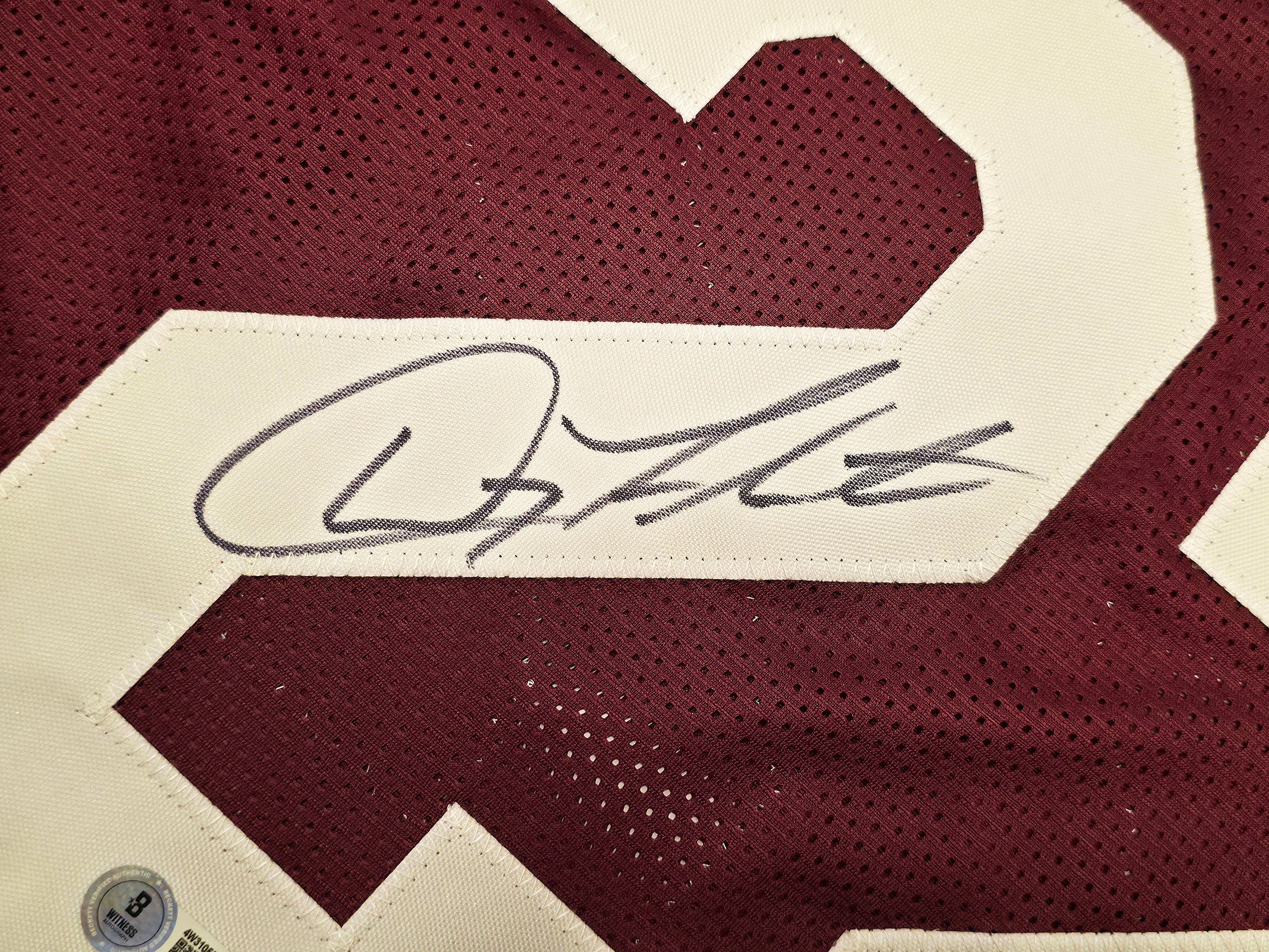 Boston College Eagles Doug Flutie Autographed Red Jersey Beckett BAS Witness Stock #260077 - Image 3