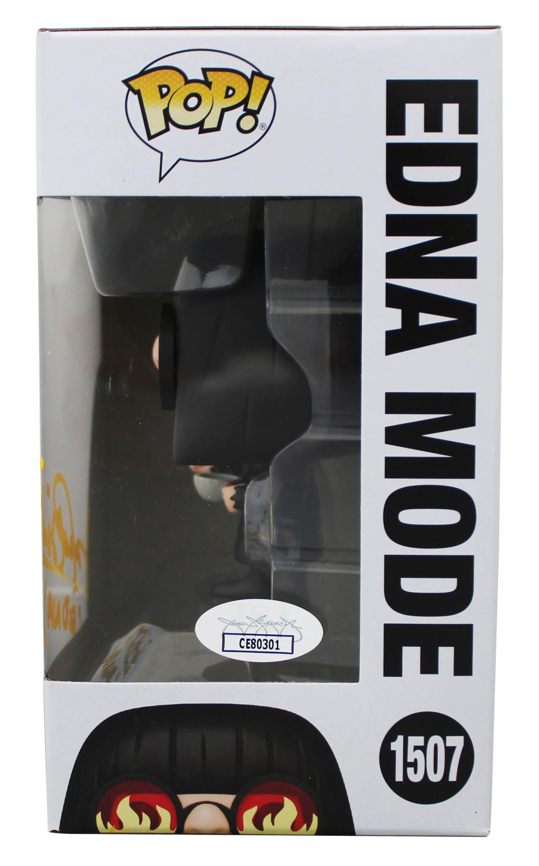 Brad Bird The Incredibles "Edna" Signed #1507 Funko Pop Figure JSA #CW80301 - Image 4