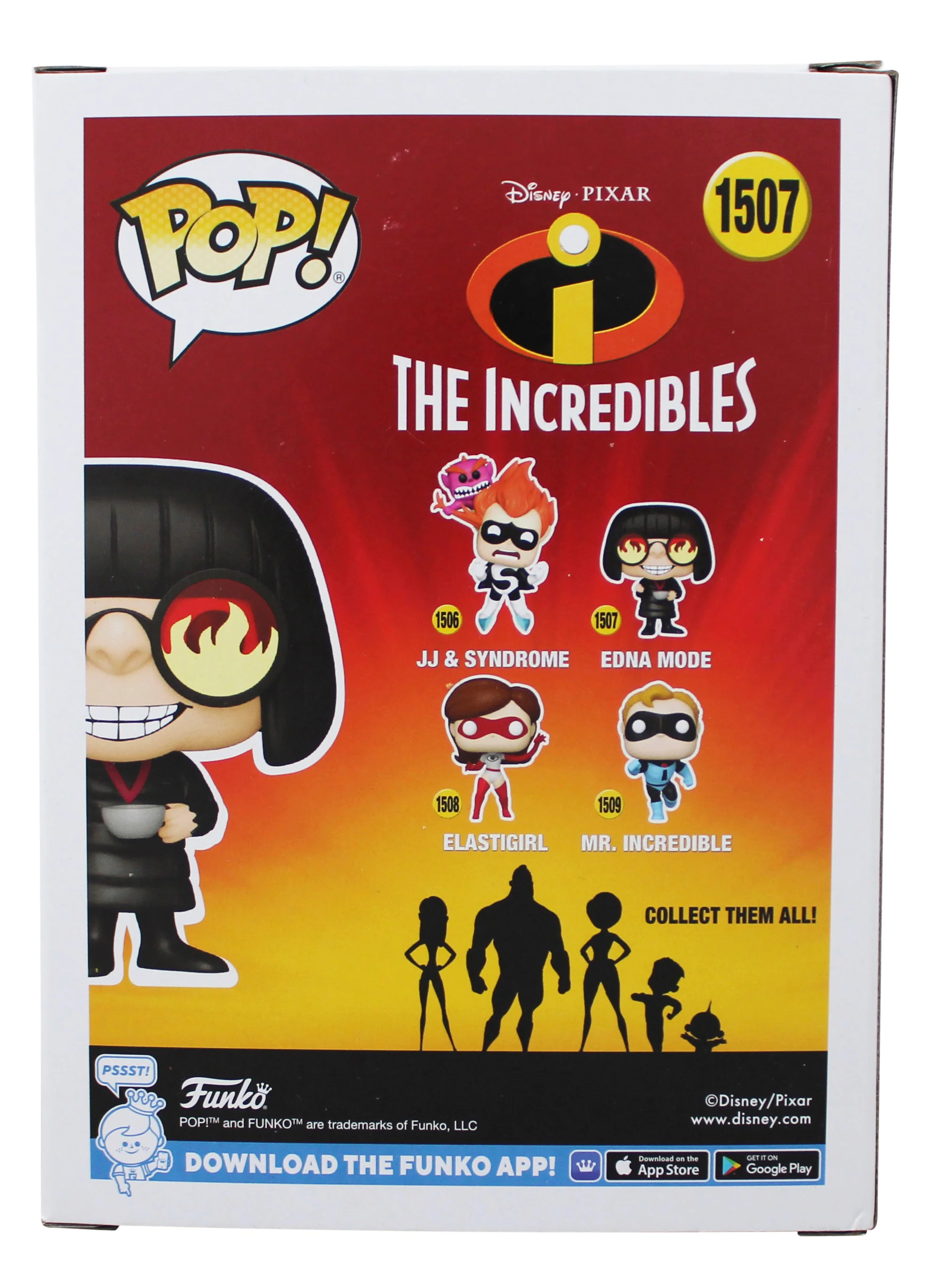 Brad Bird The Incredibles "Edna" Signed #1507 Funko Pop Figure JSA #CW80301 - Image 5